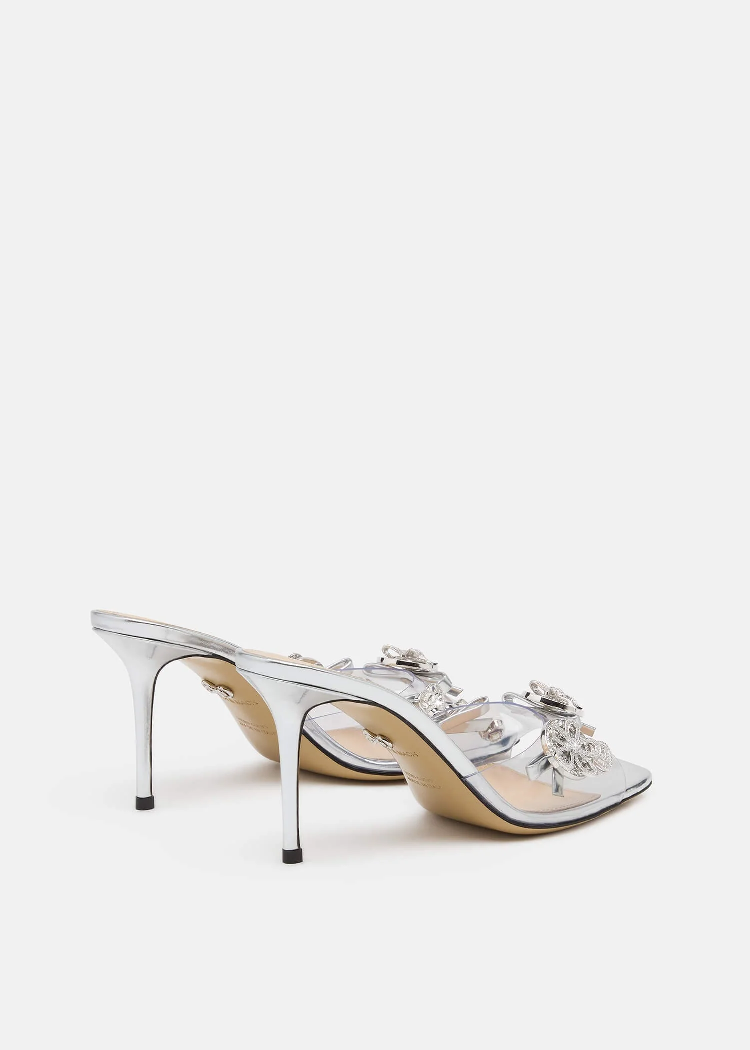 Crystal Button PVC Mules - Image 4