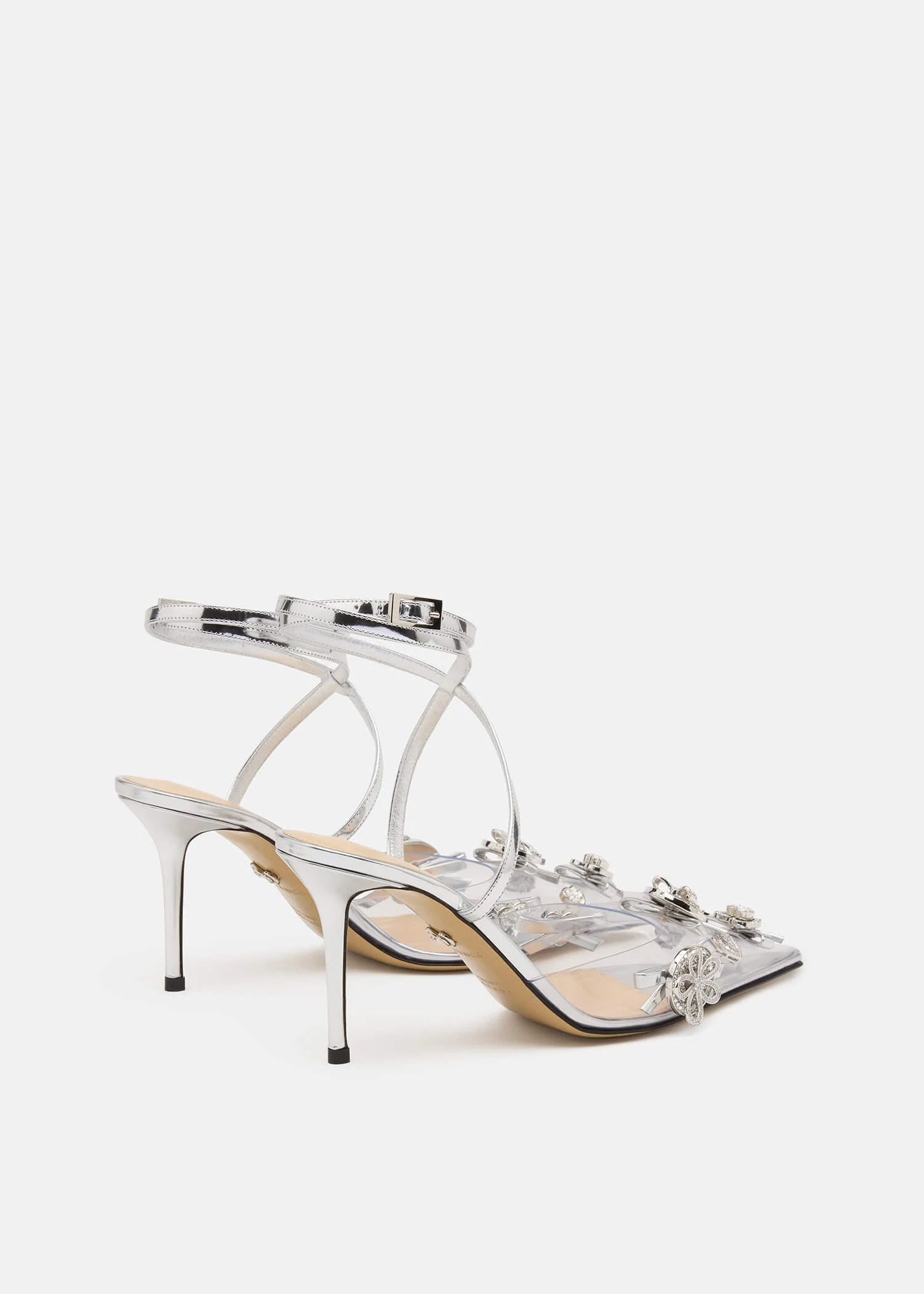 Crystal Button PVC Pumps - Image 4