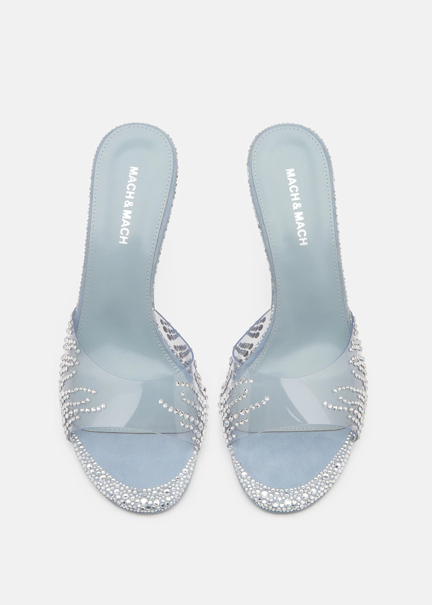 Crystal Flame Round Toe Mules - Image 3