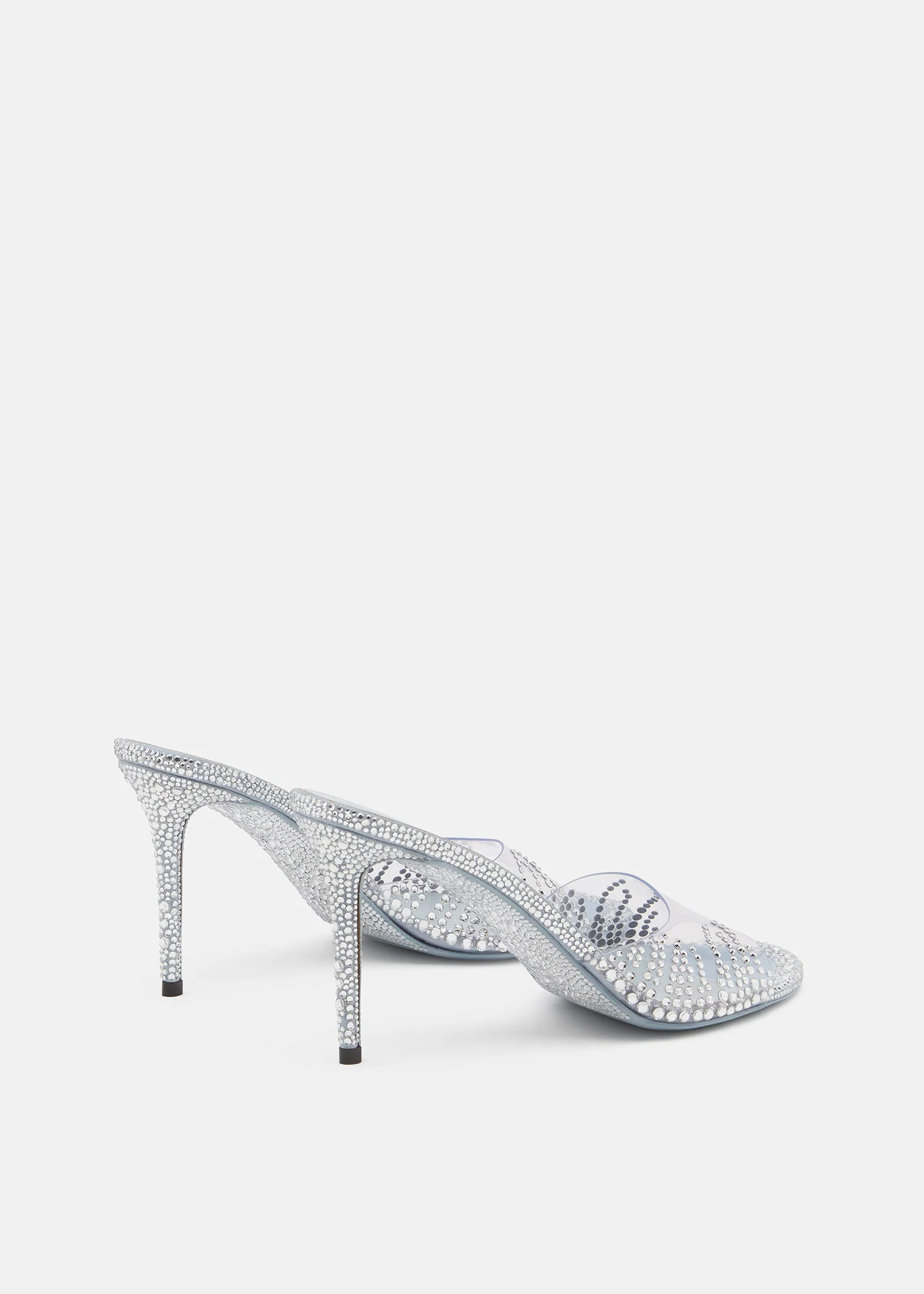 Crystal Flame Round Toe Mules - Image 5