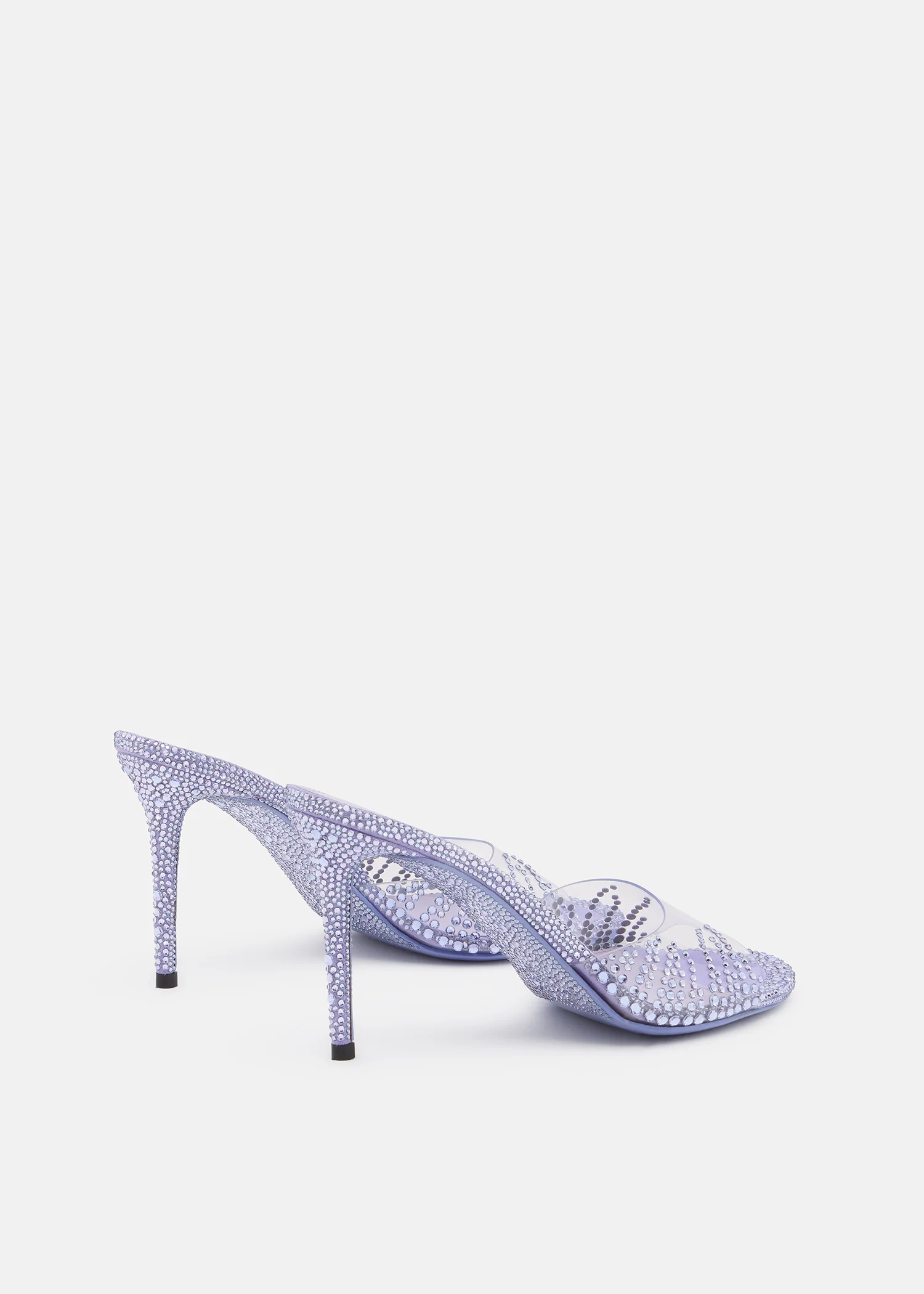 Crystal Flame Round Toe Mules - Image 4