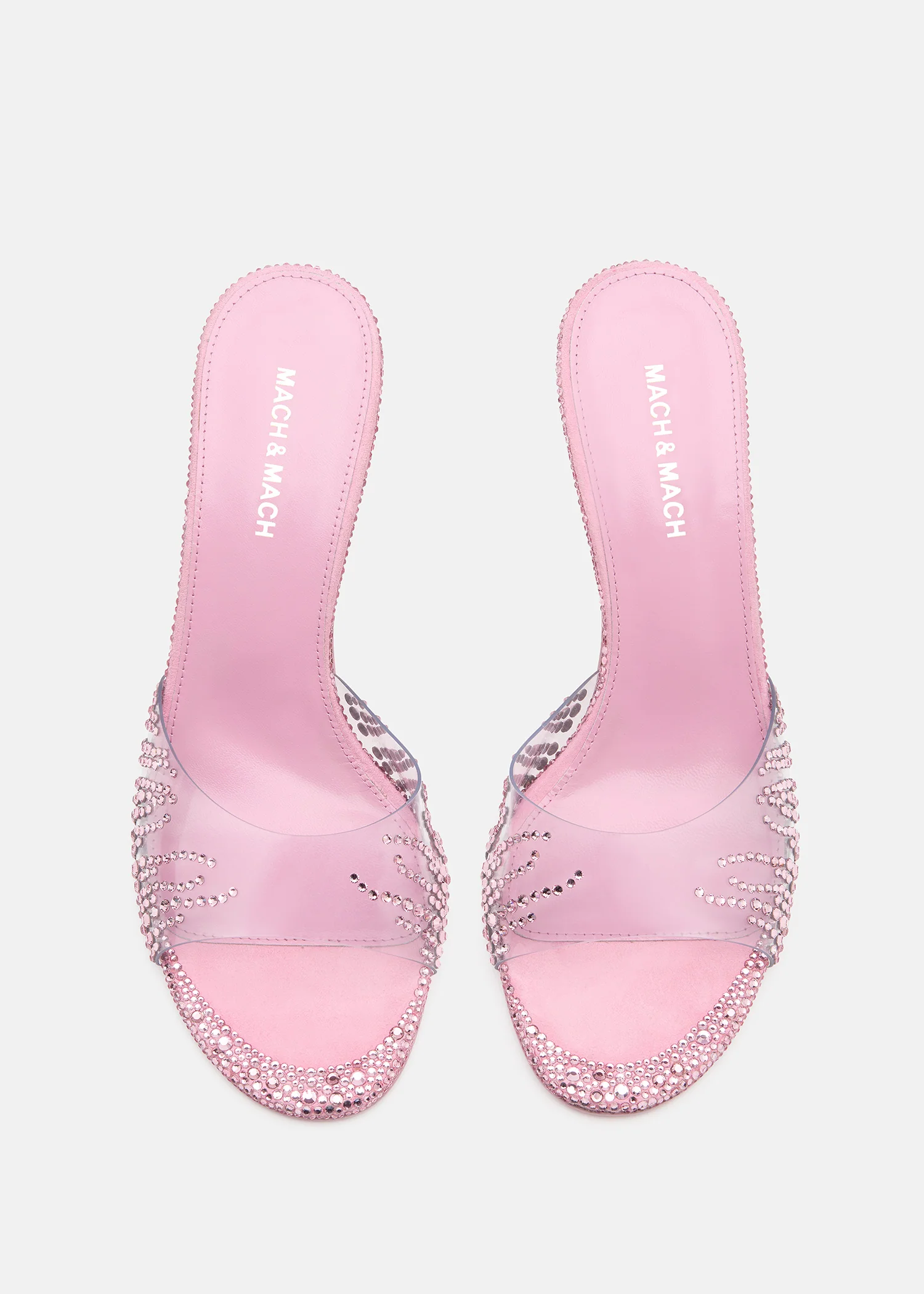 Crystal Flame Round Toe Mules - Image 3