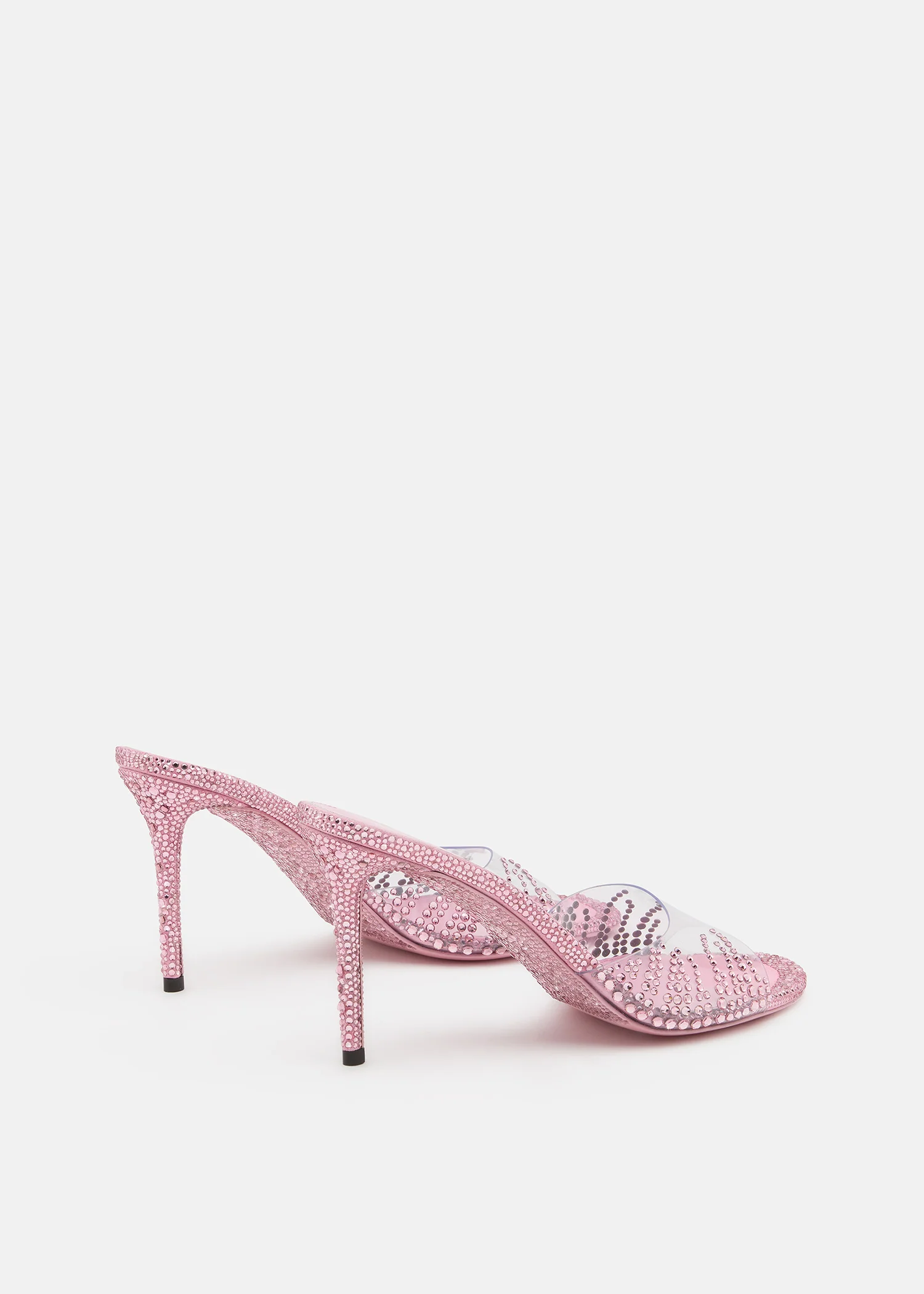 Crystal Flame Round Toe Mules - Image 4