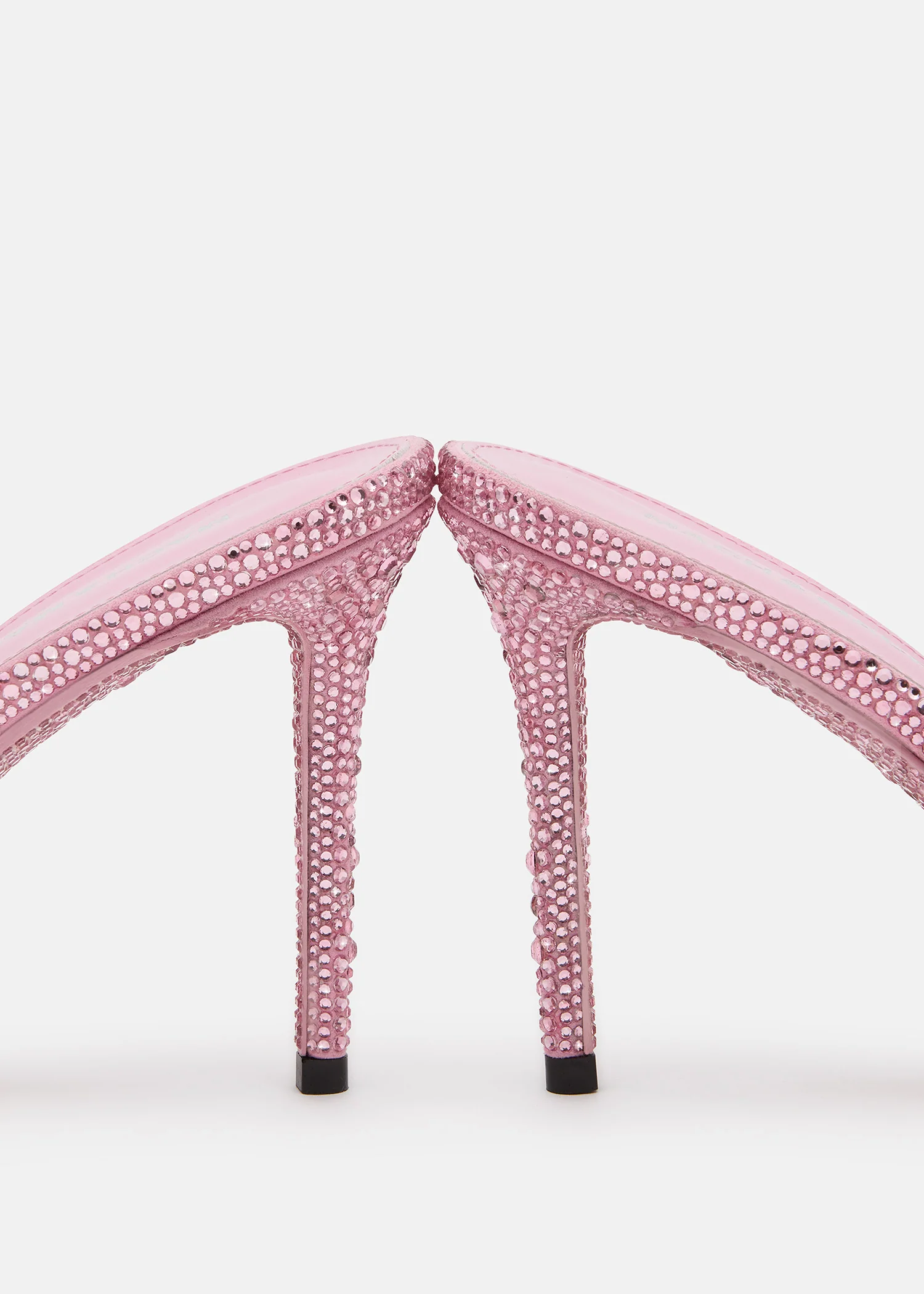 Crystal Flame Round Toe Mules - Image 5