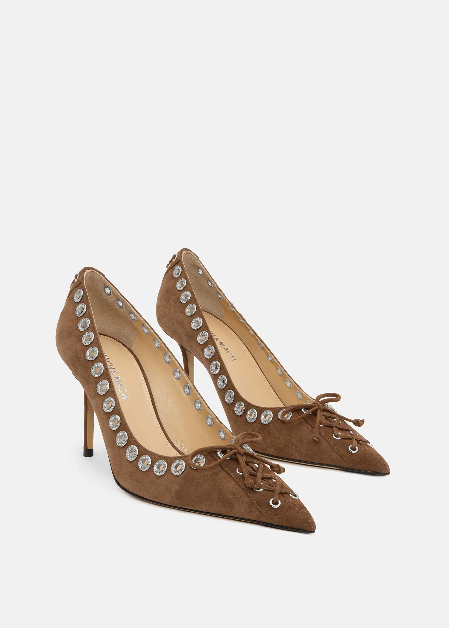Crystalized Corset Pointed Toe Pumps - Image 2