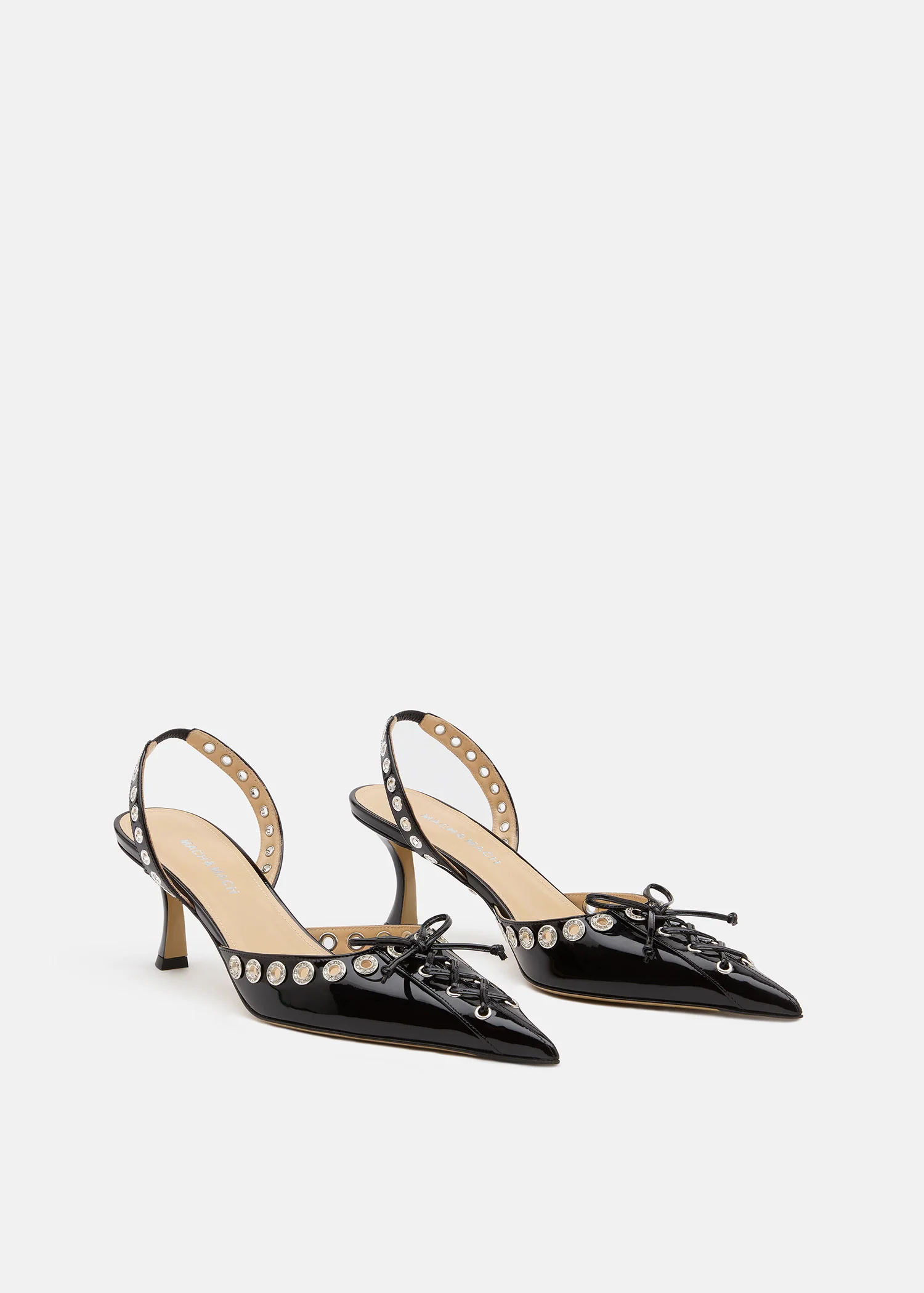 Crystalized Corset Pointed Toe Slingback - Image 2