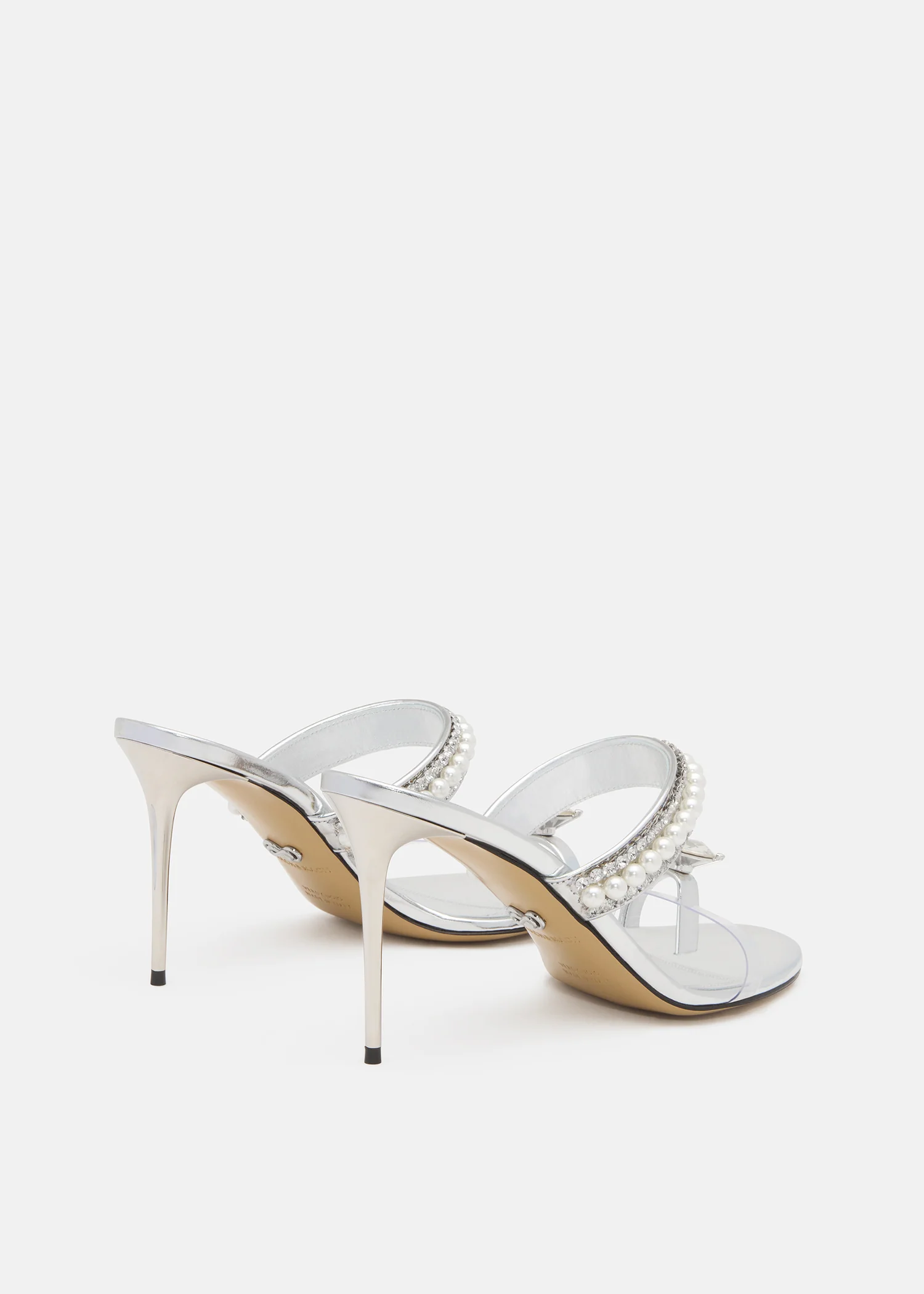 Diamond Of Elizabeth Ring Toe Leather Mules - Image 4