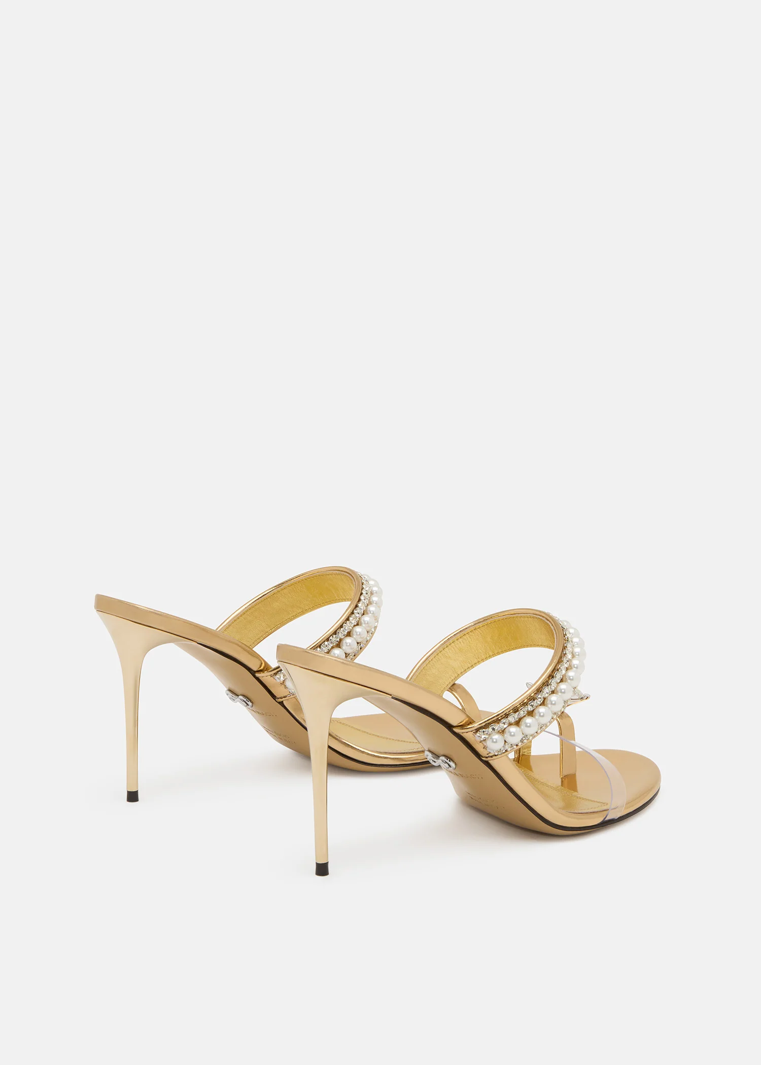 Diamond Of Elizabeth Ring Toe Leather Mules - Image 4