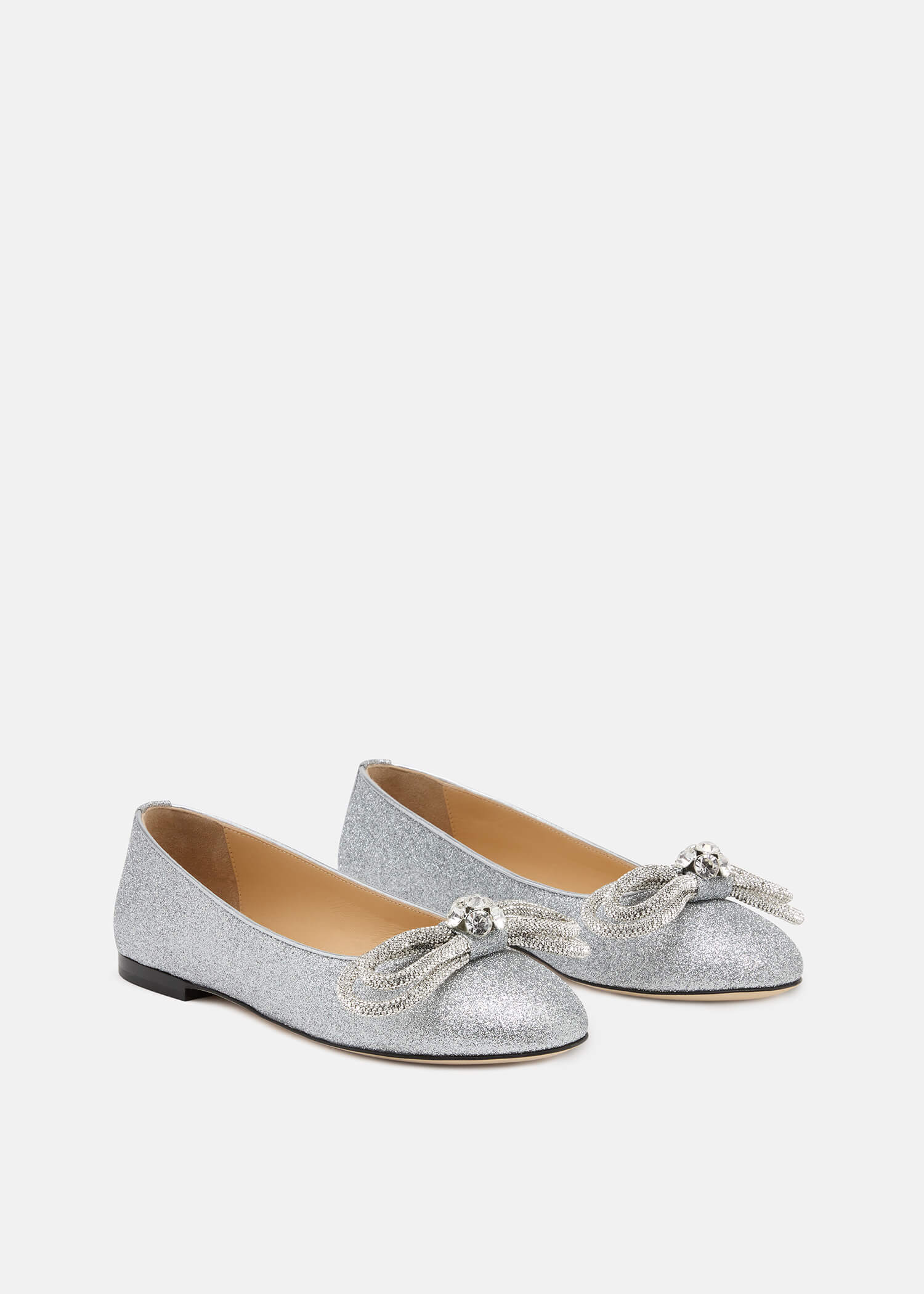 Double Bow Glitter Flats - Image 2