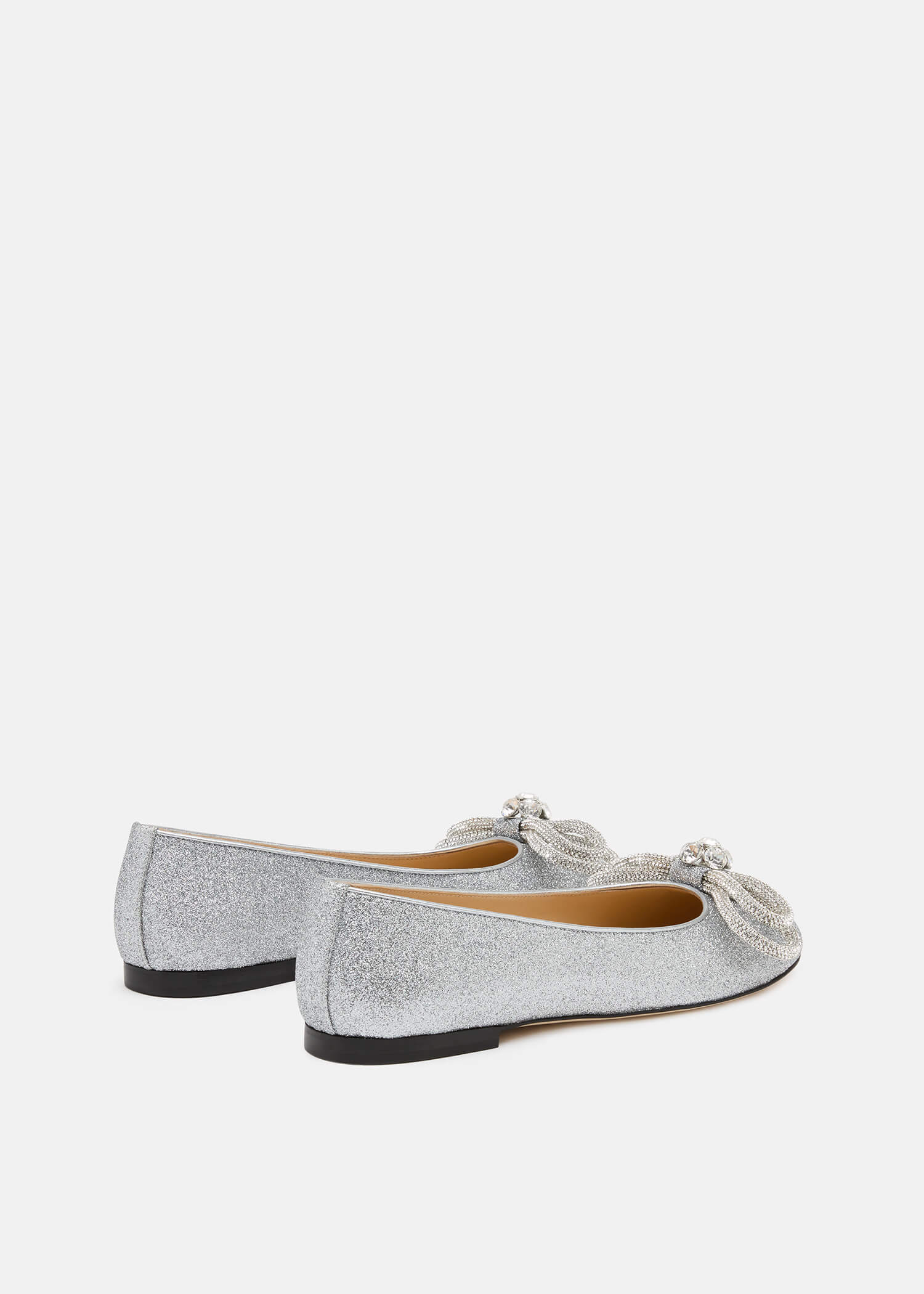 Double Bow Glitter Flats - Image 4