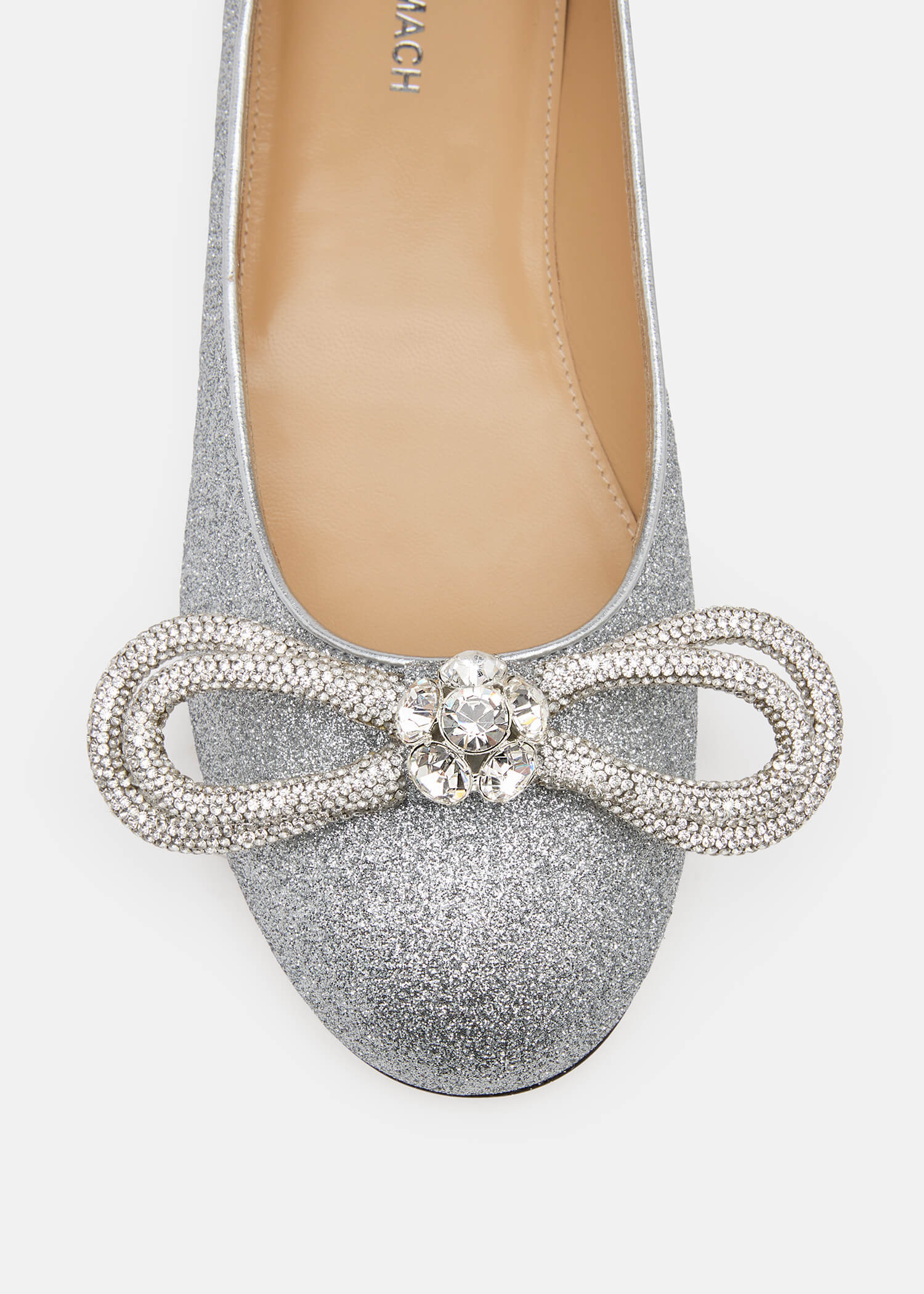 Double Bow Glitter Flats - Image 5