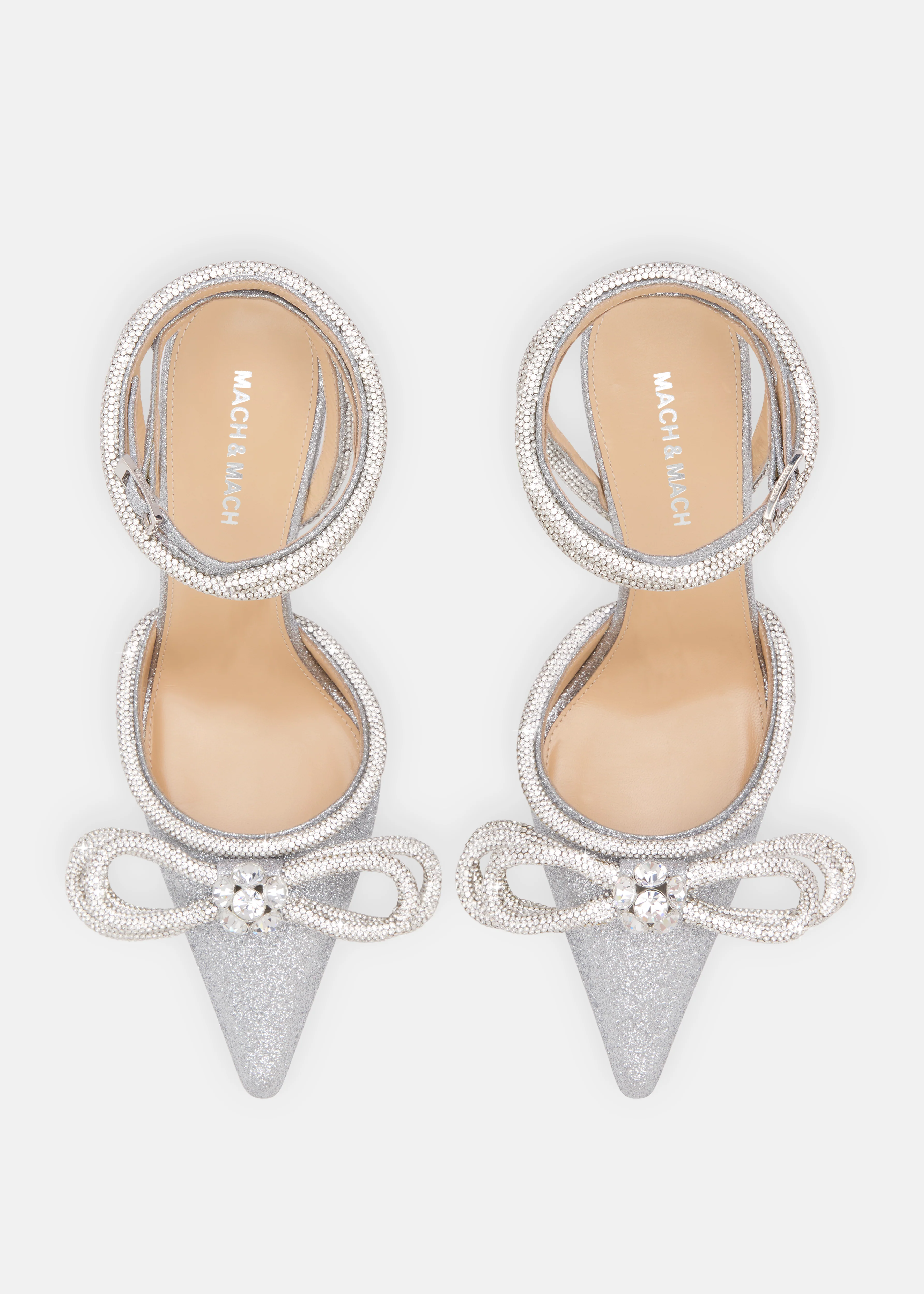 Double Bow Glitter Pumps - Image 3