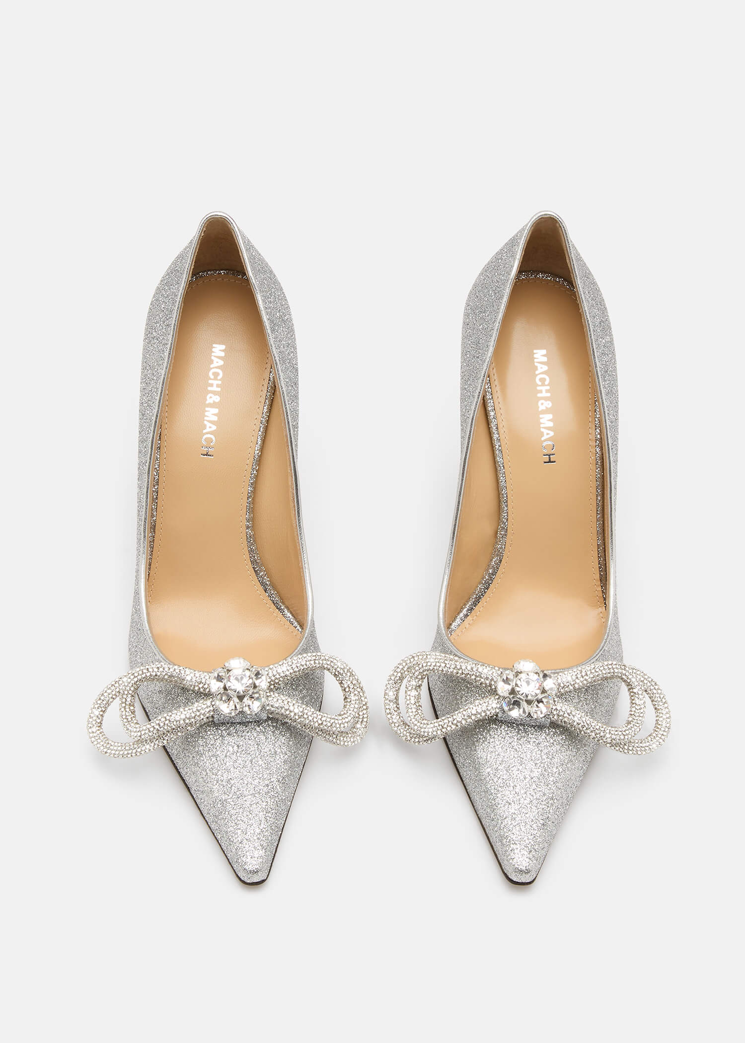Double Bow Glitter Pumps - Image 3