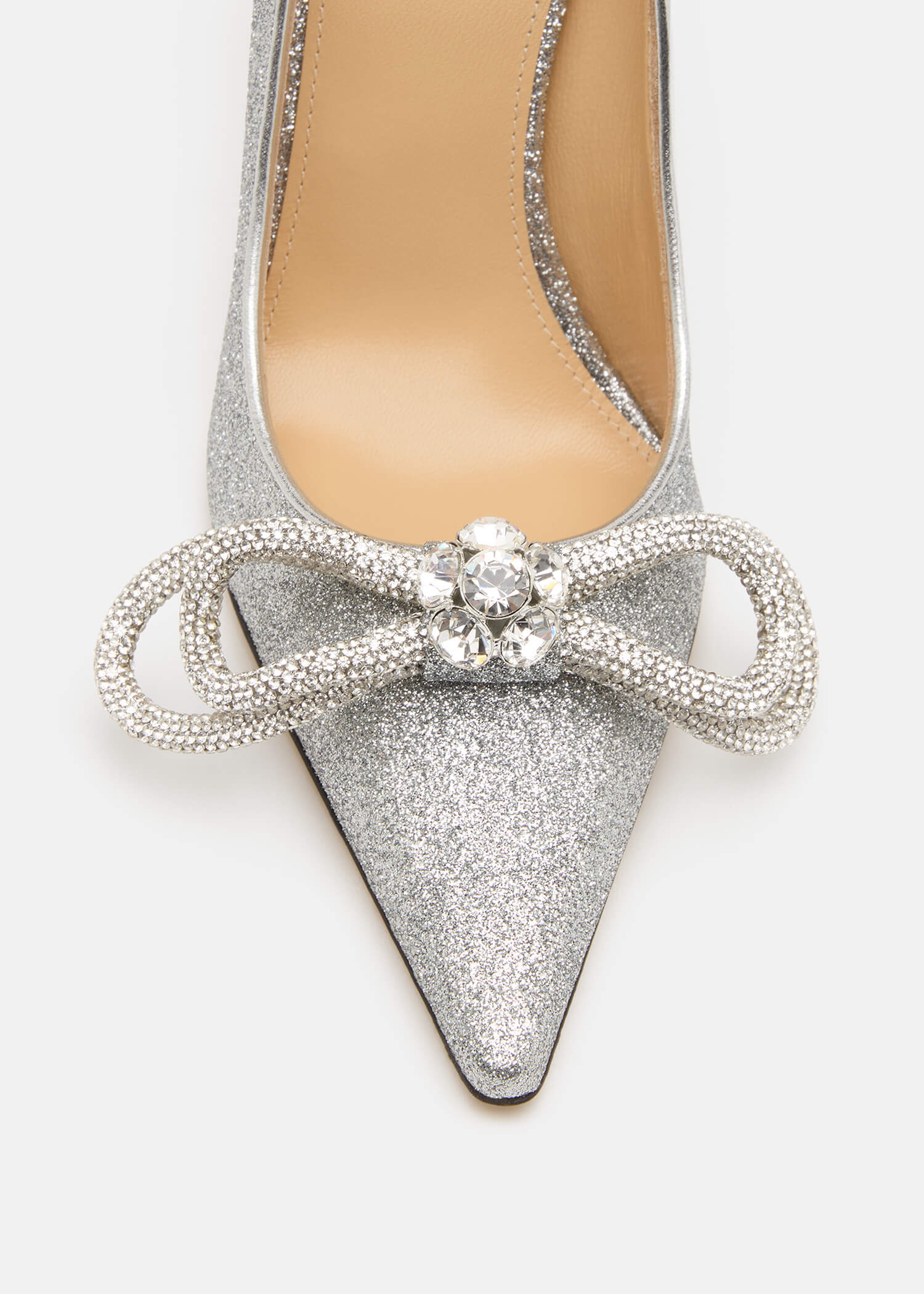 Double Bow Glitter Pumps - Image 5