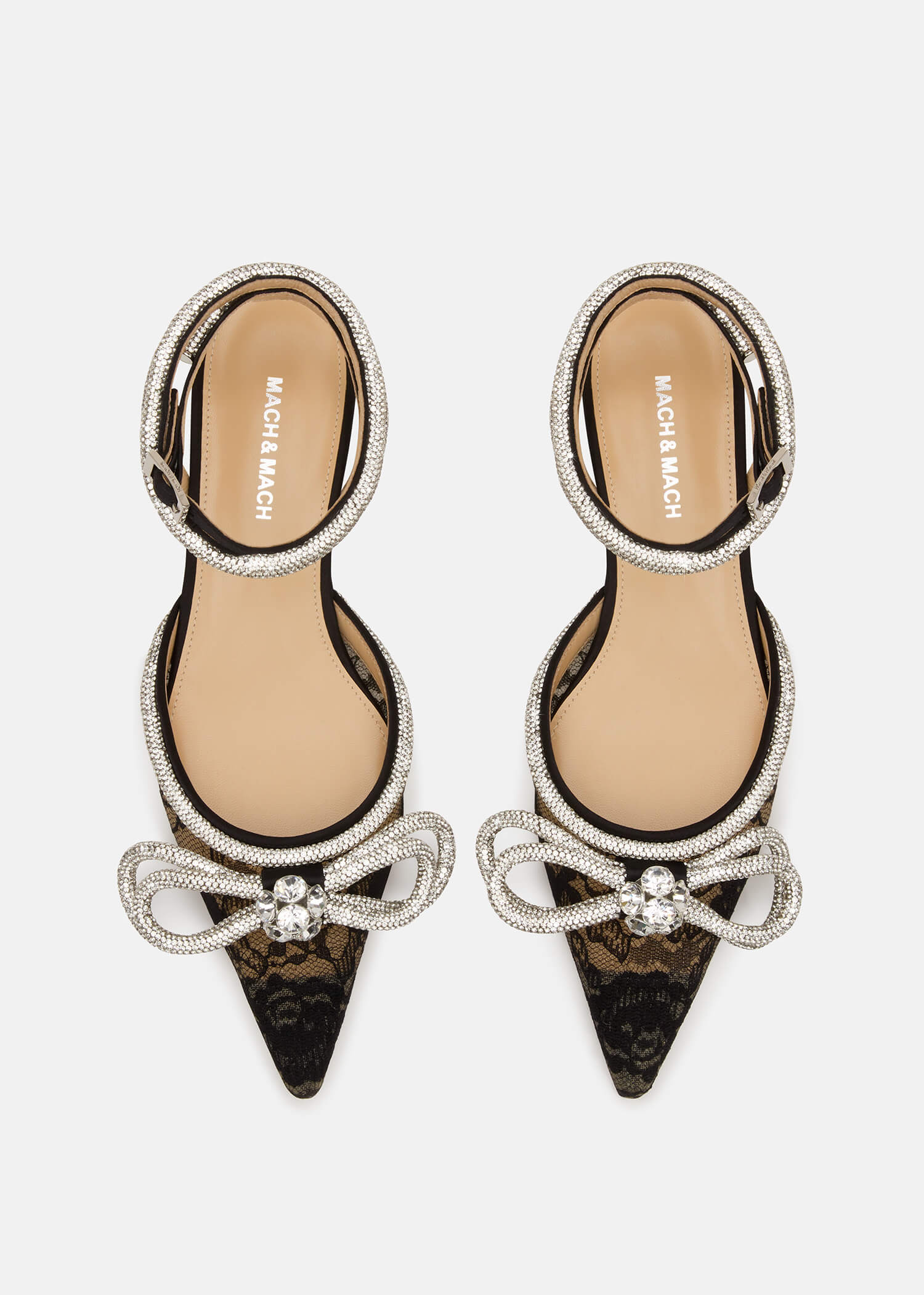 Double Bow Lace Flats - Image 3
