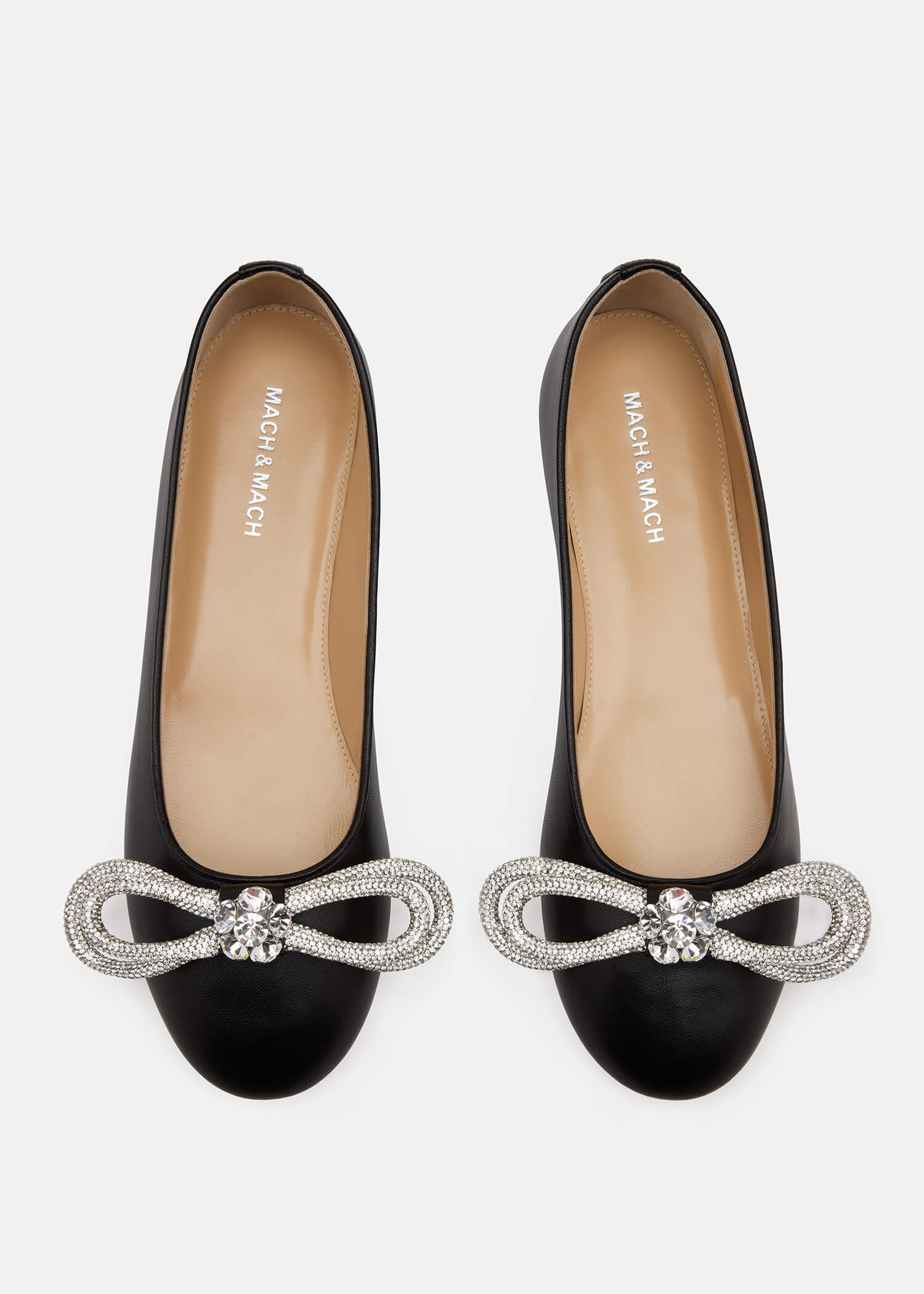 Double Bow Leather Flats - Image 3