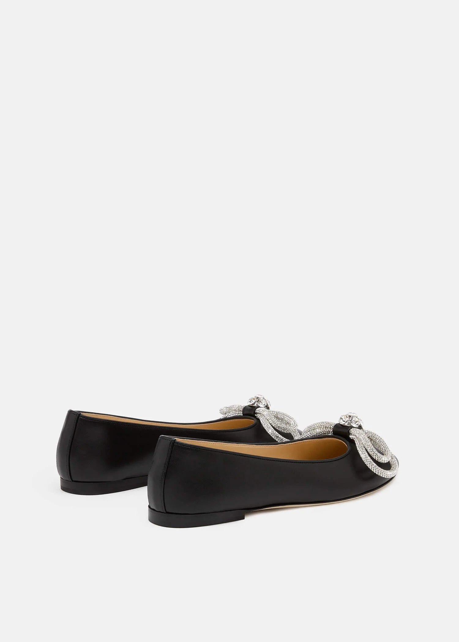 Double Bow Leather Flats - Image 4