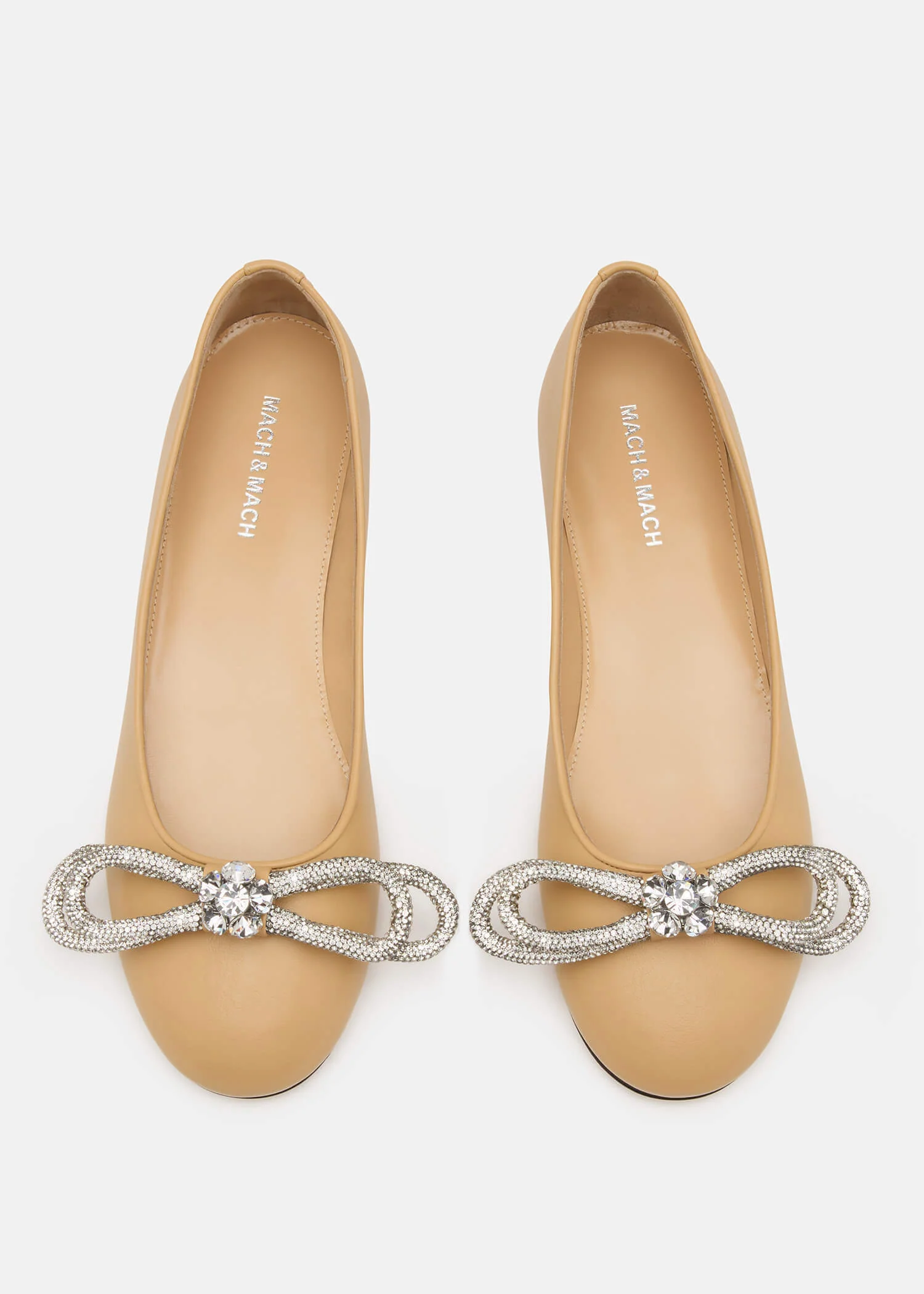 Double Bow Leather Flats - Image 3