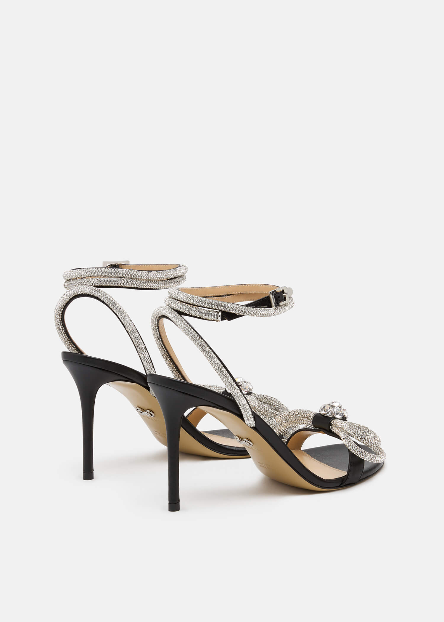 Double Bow Leather Sandals - Image 4