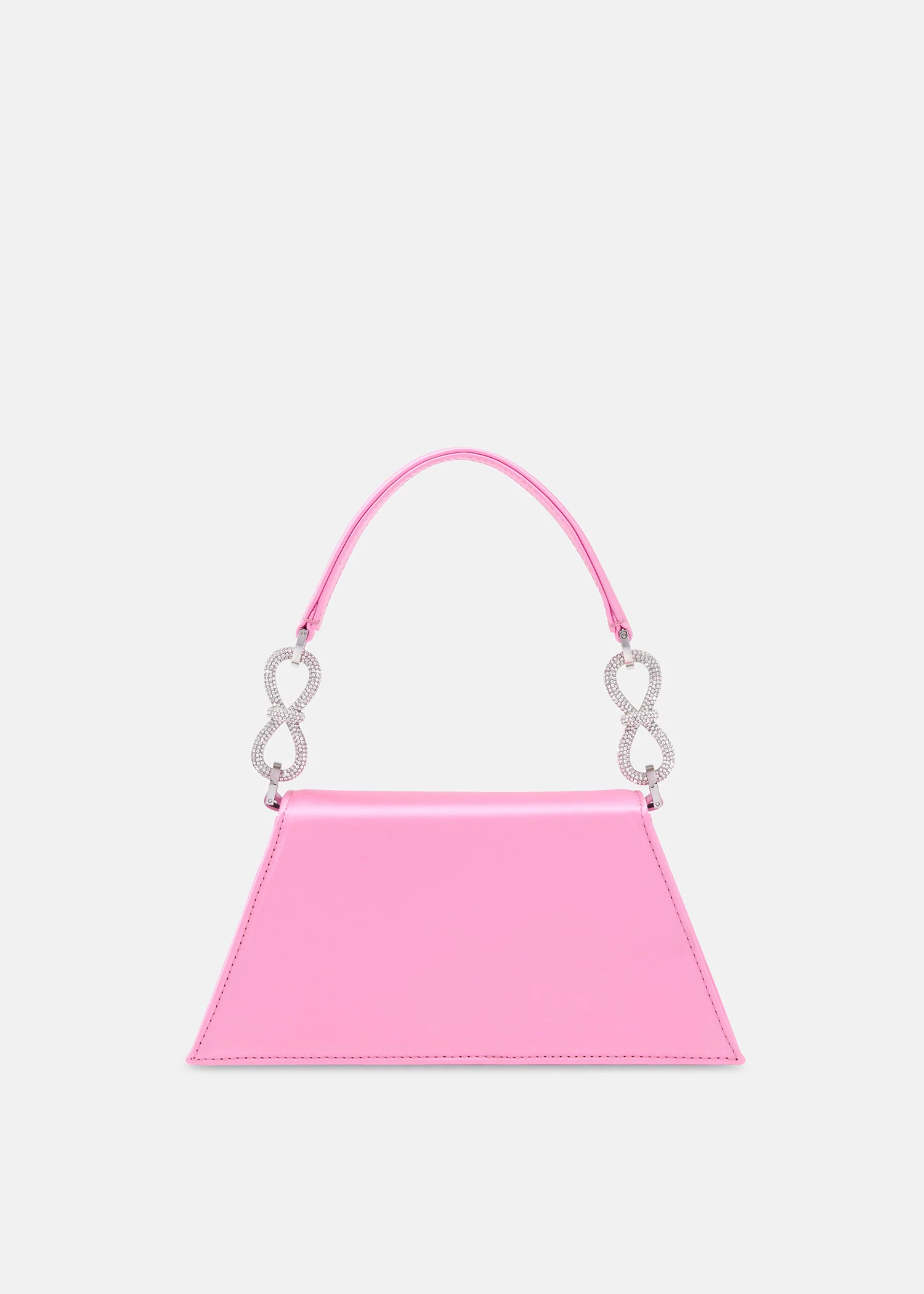 DOUBLE BOW SAMANTHA HANDBAG MEDIUM PINK - Image 3