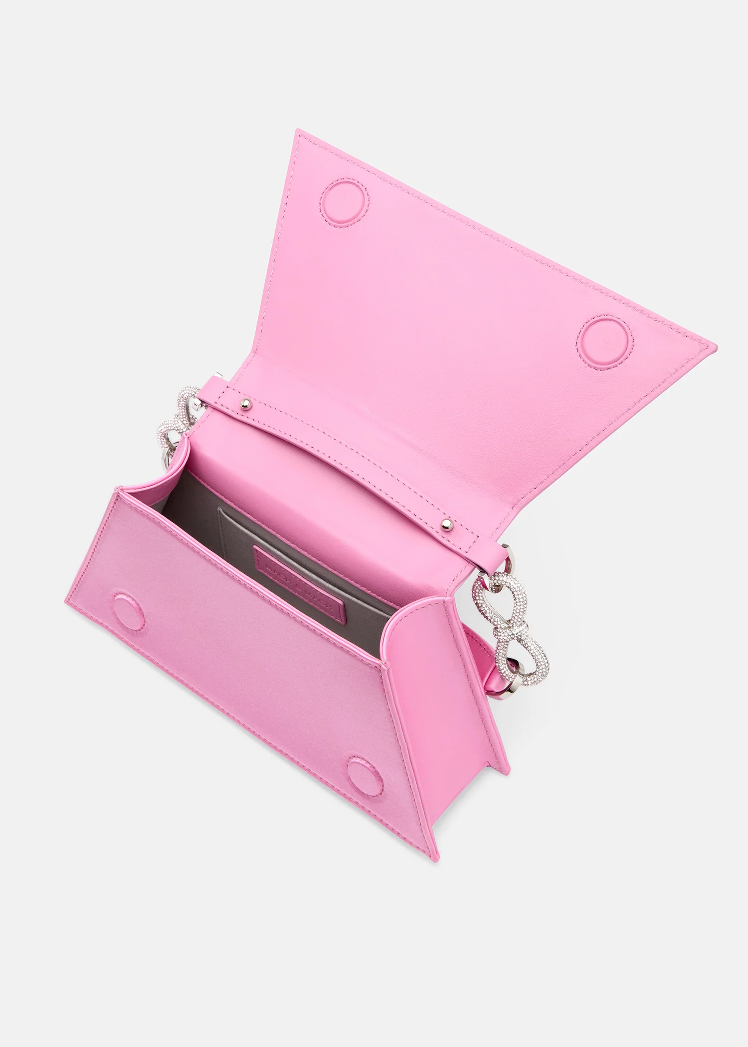 DOUBLE BOW SAMANTHA HANDBAG MEDIUM PINK - Image 5