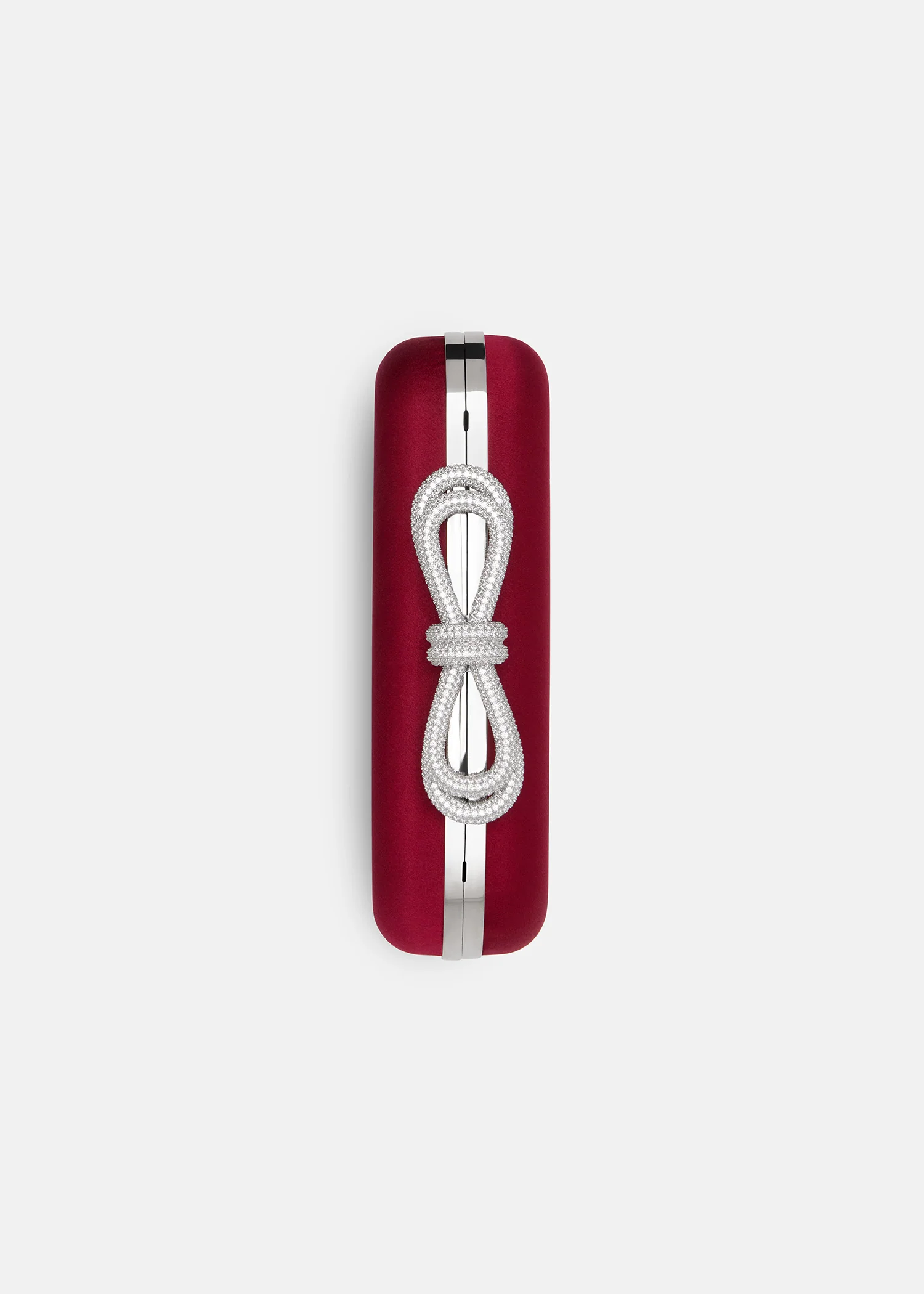 Double Bow Satin Clutch - Image 5