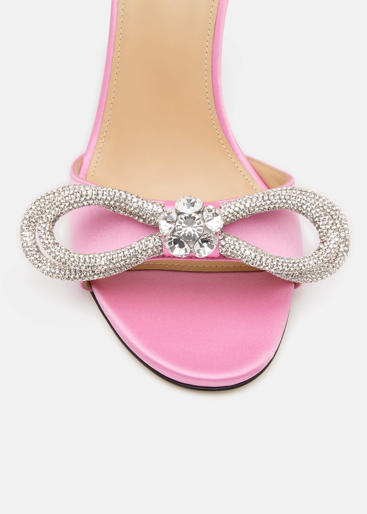 Double Bow Satin Mules - Image 5