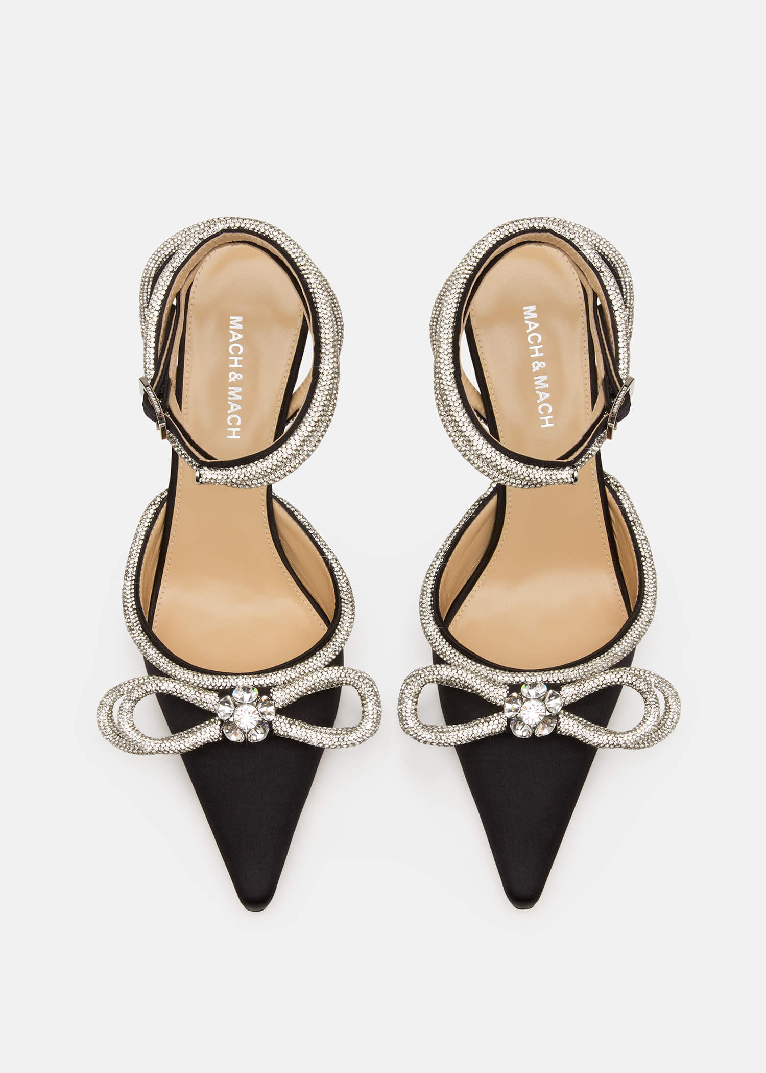 Double Bow Satin Pumps - Image 3