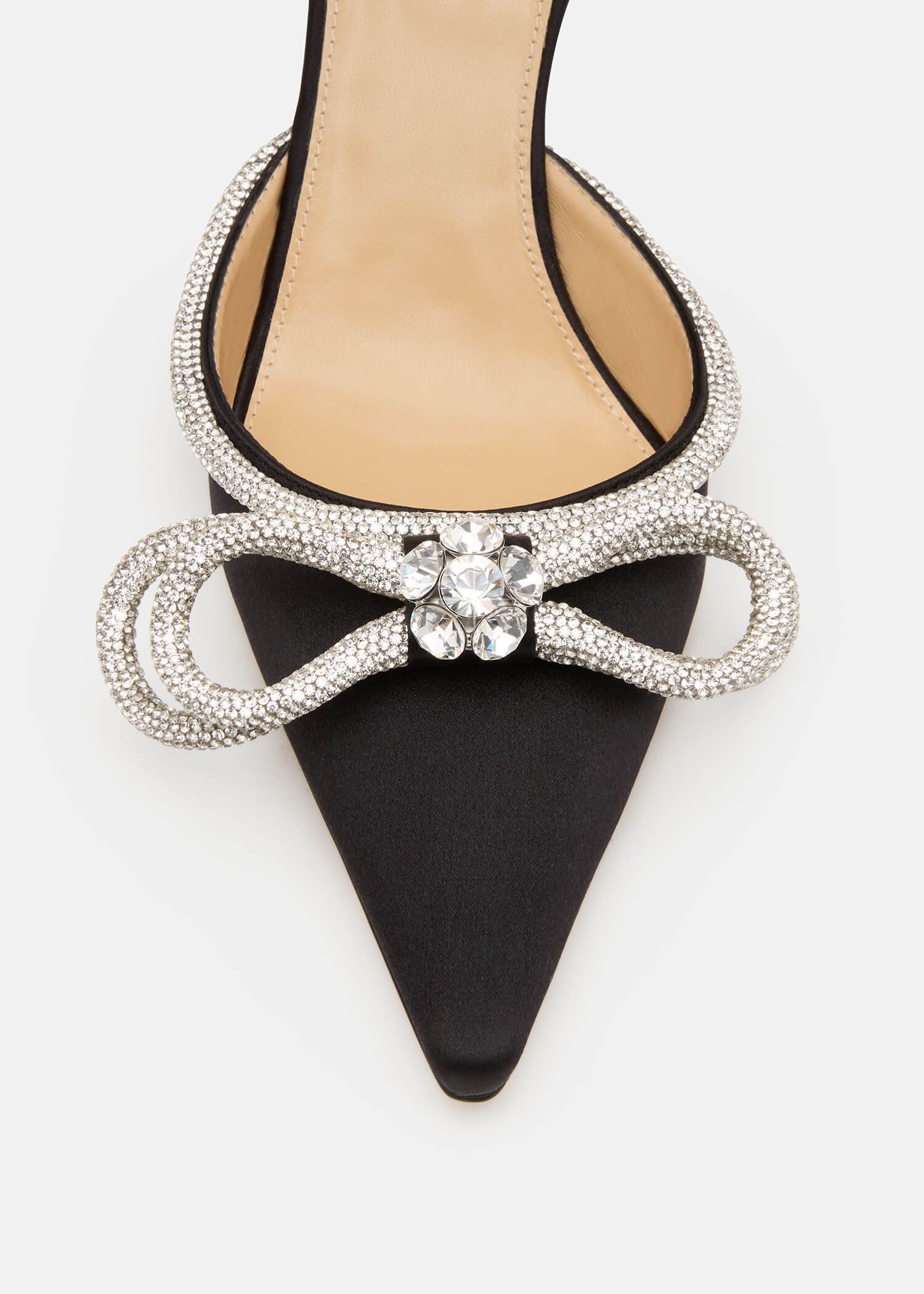Double Bow Satin Pumps - Image 5