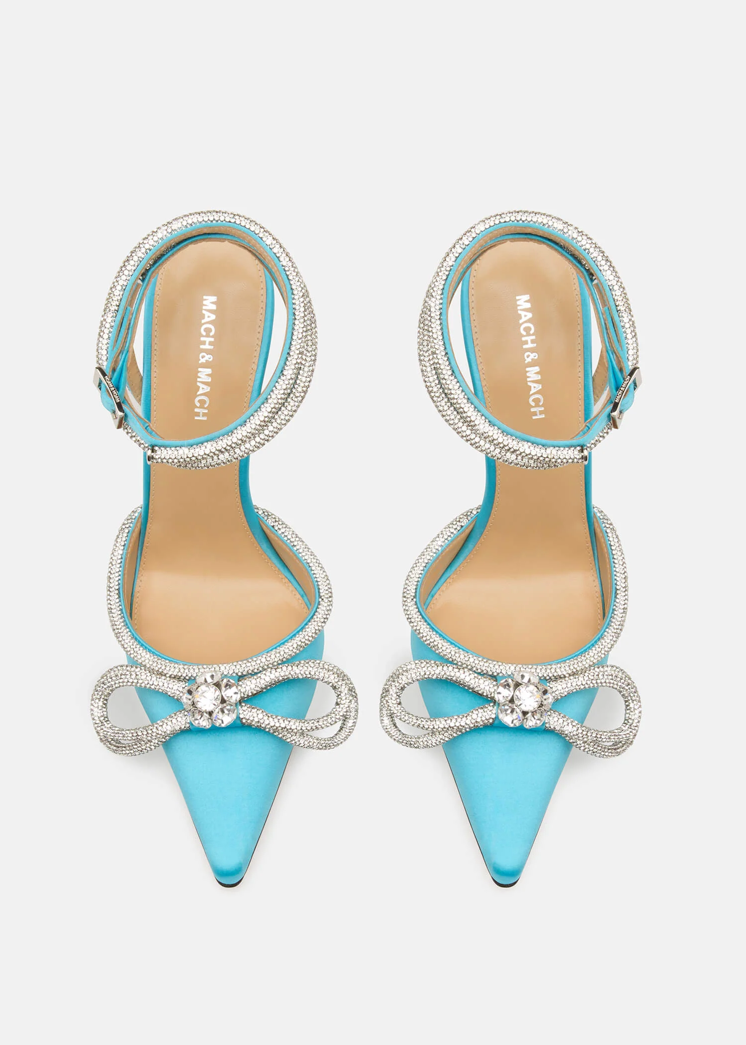 Double Bow Satin Pumps - Image 3