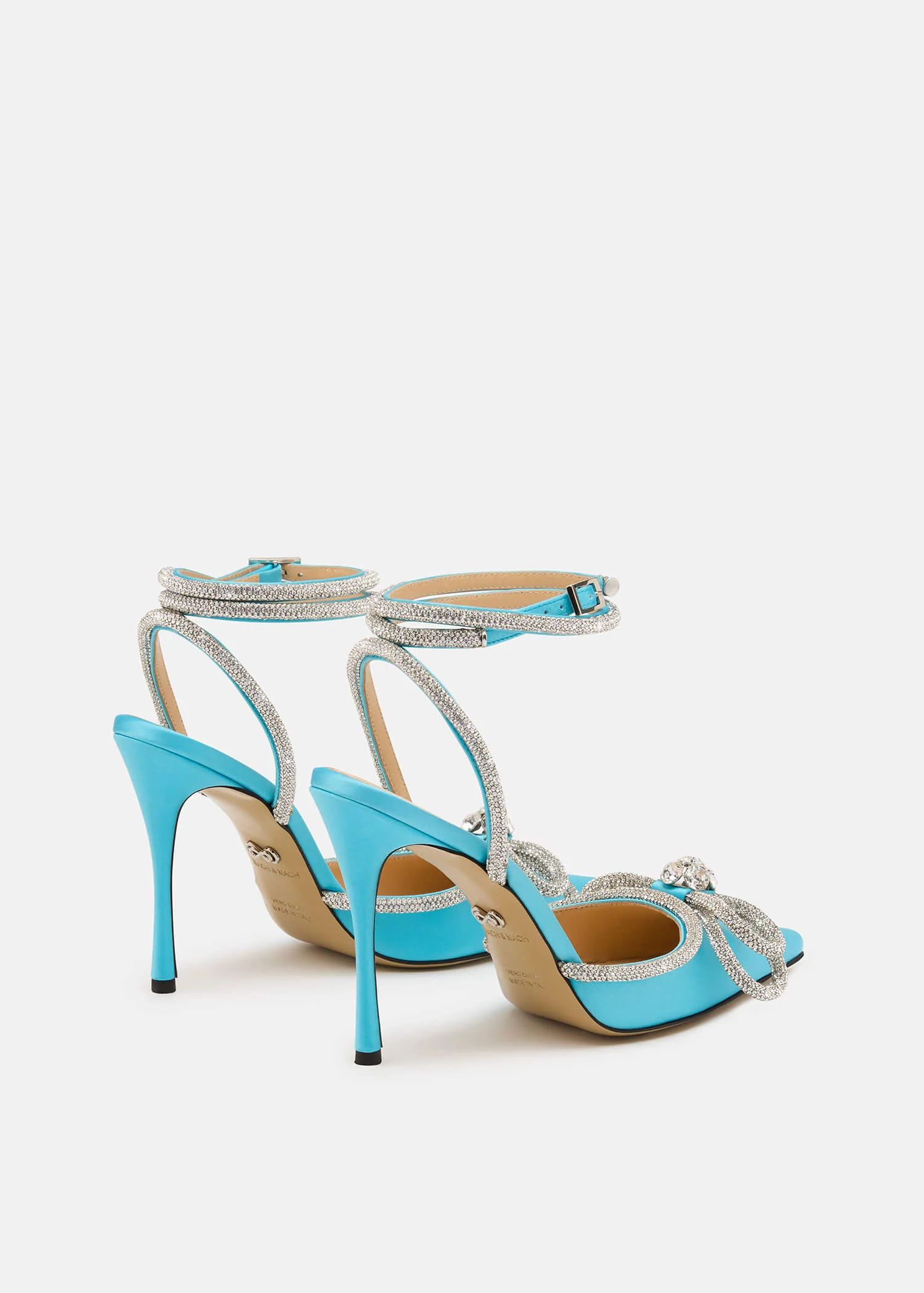 Double Bow Satin Pumps - Image 4