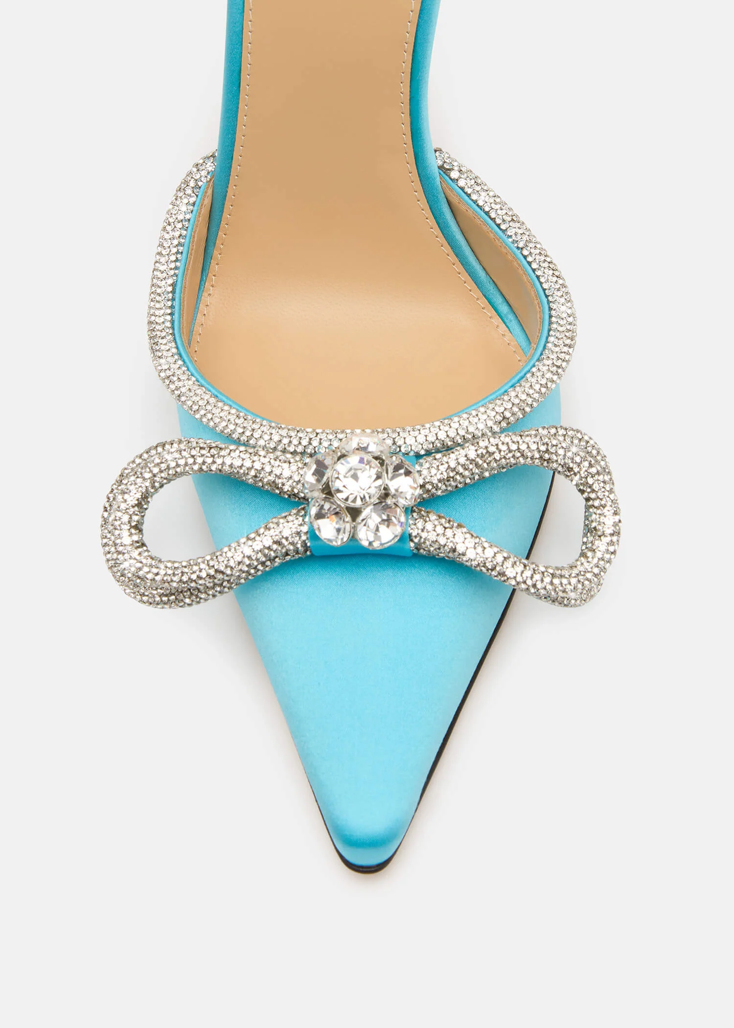 Double Bow Satin Pumps - Image 5