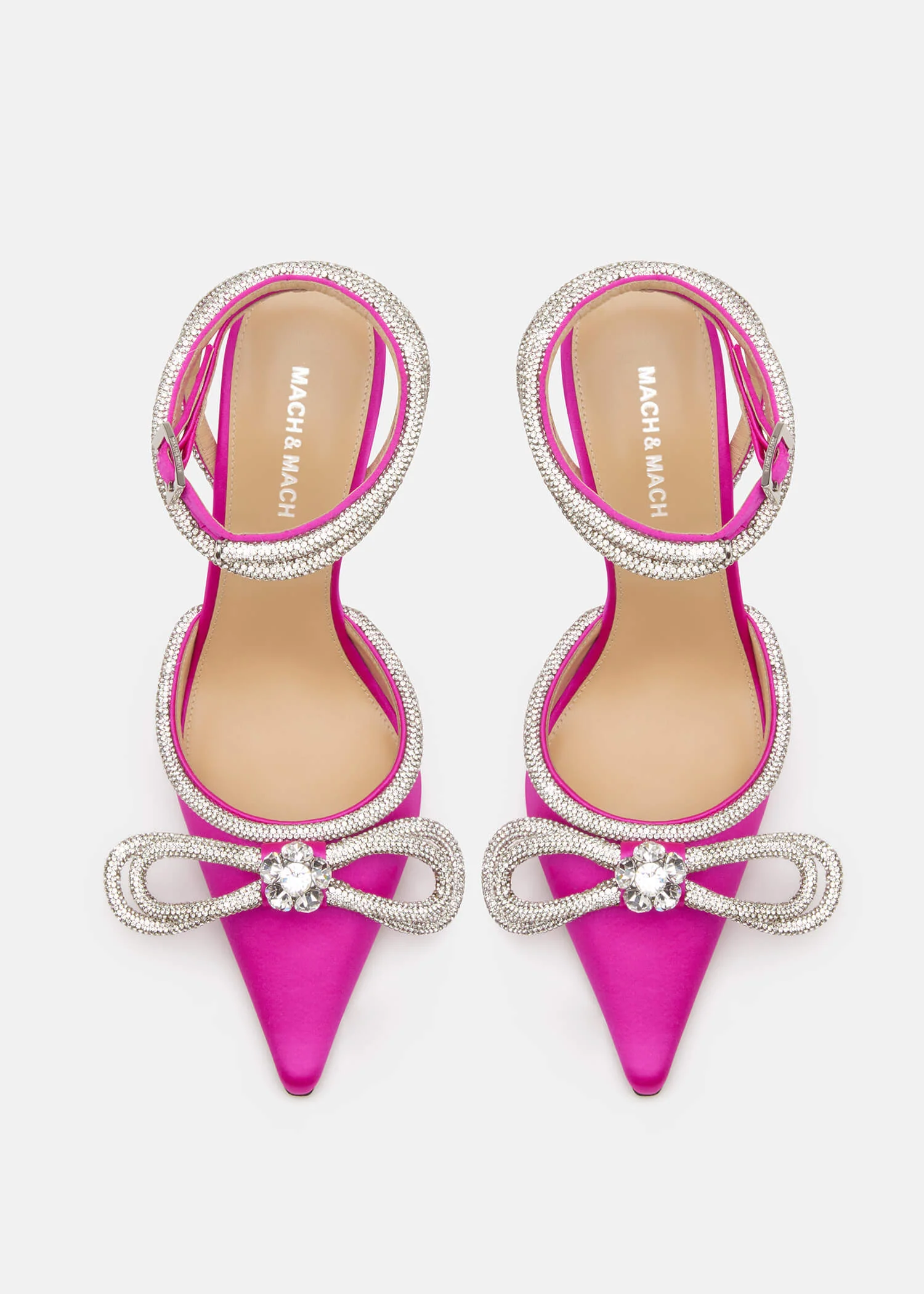 Double Bow Satin Pumps - Image 3