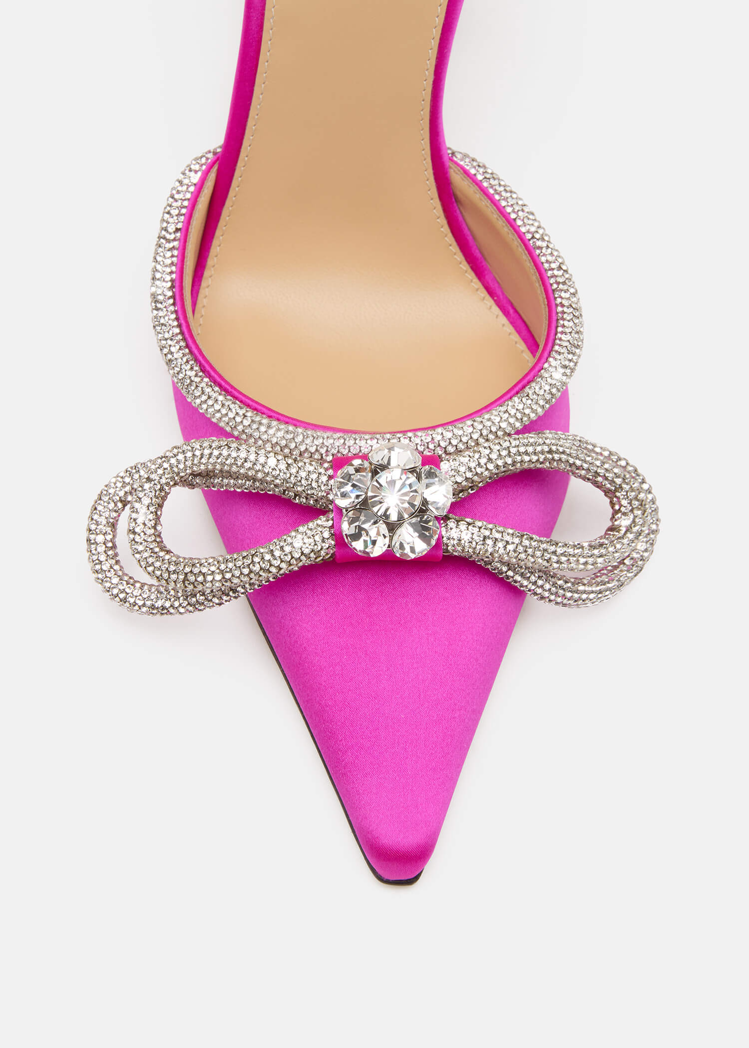 Double Bow Satin Pumps - Image 5