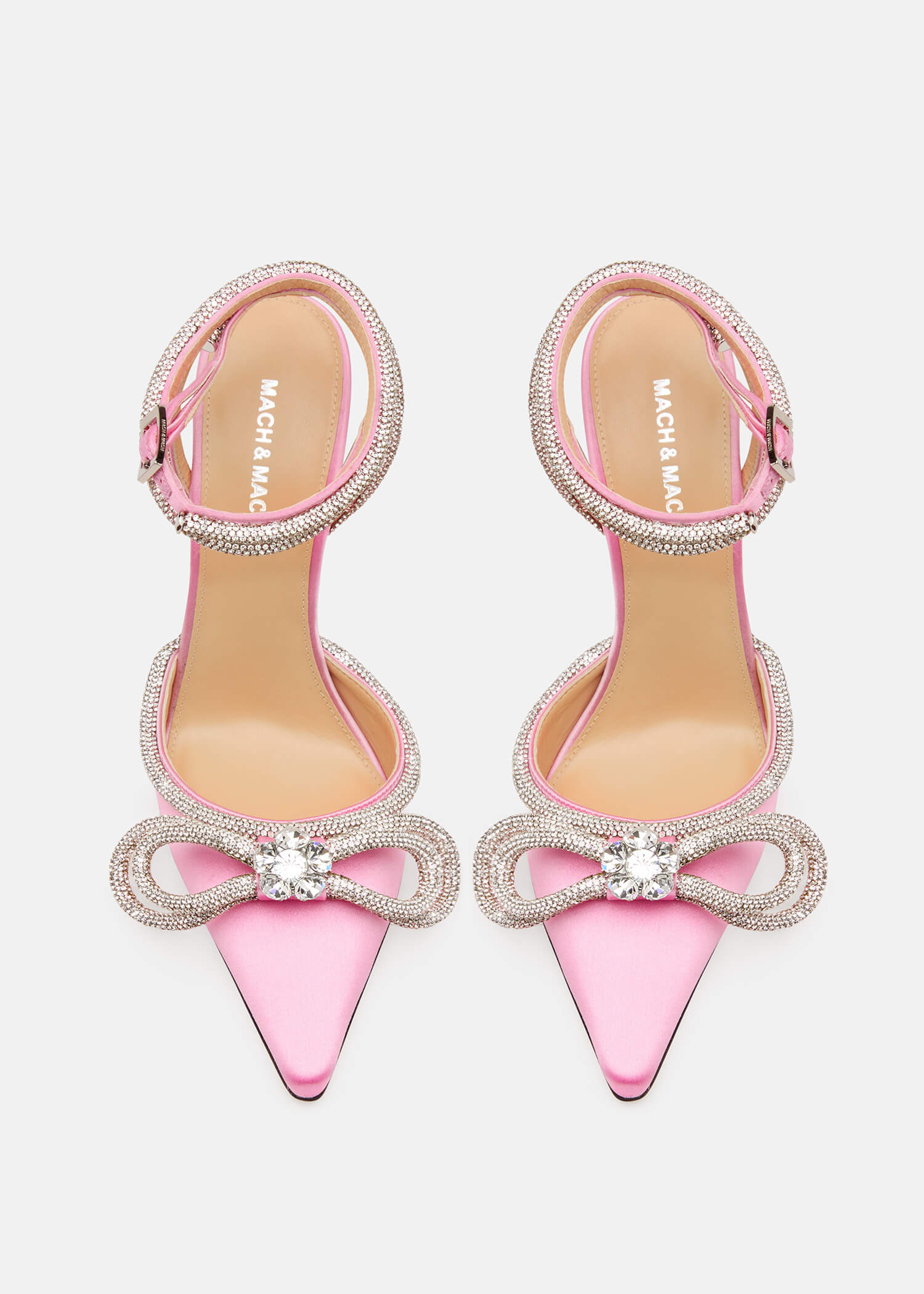 Double Bow Satin Pumps - Image 3