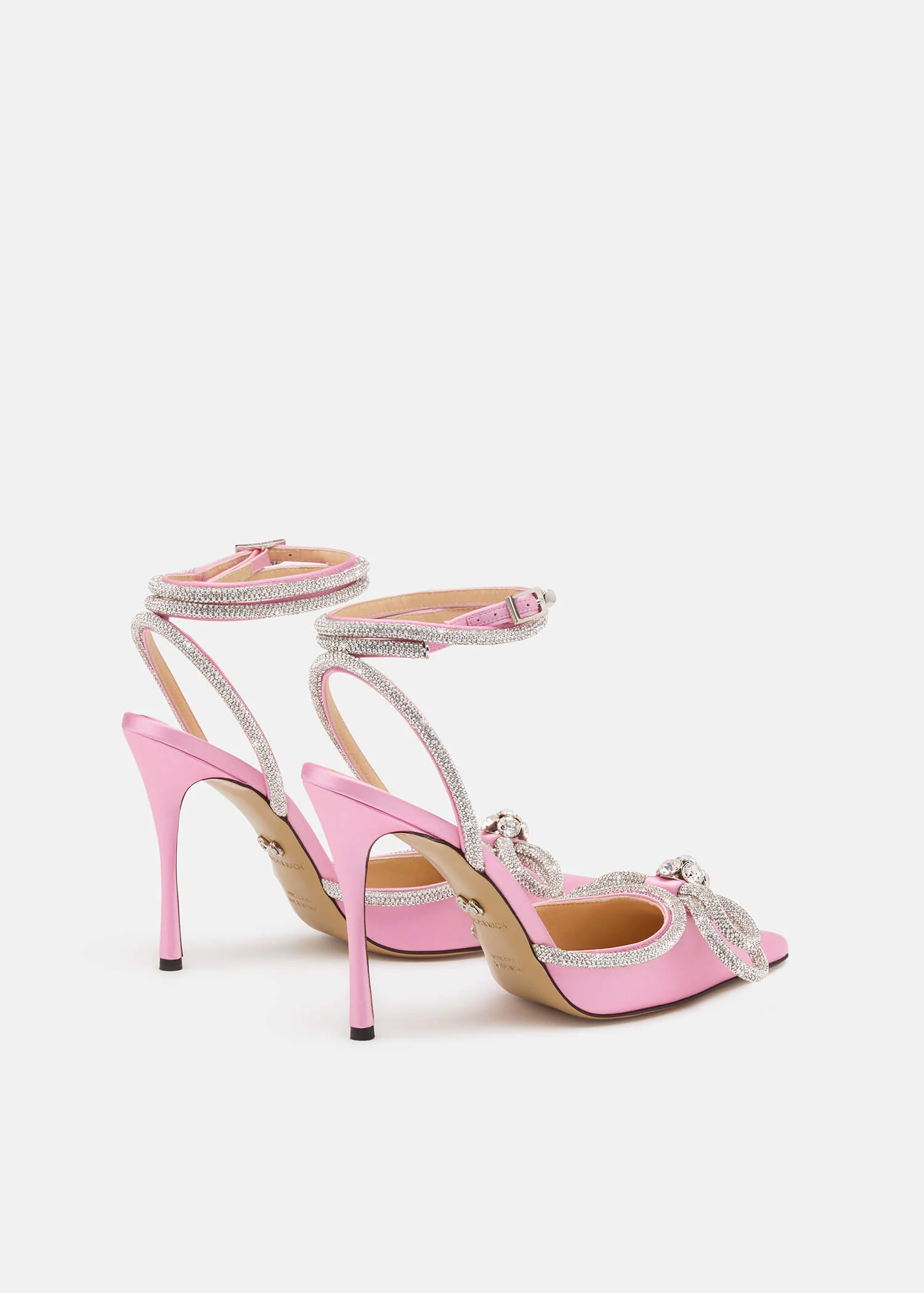 Double Bow Satin Pumps - Image 4