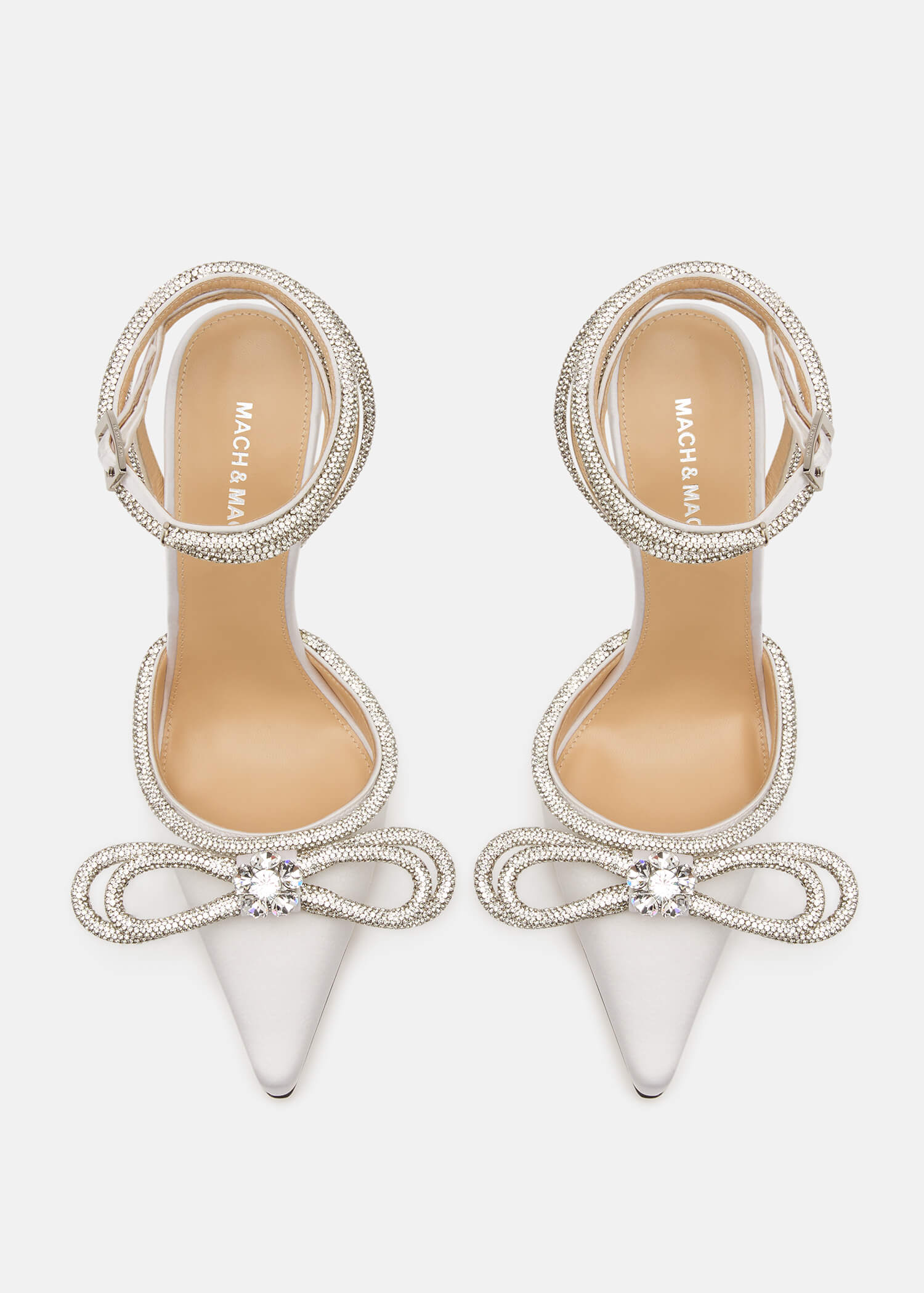 Double Bow Satin Pumps - Image 3
