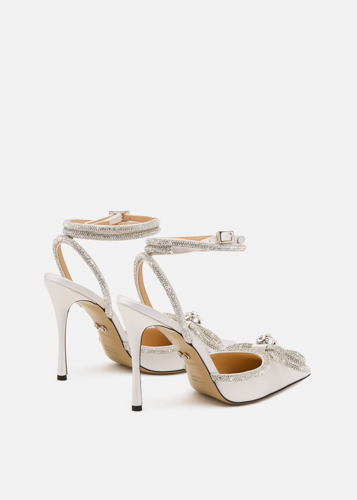Double Bow Satin Pumps - Image 4