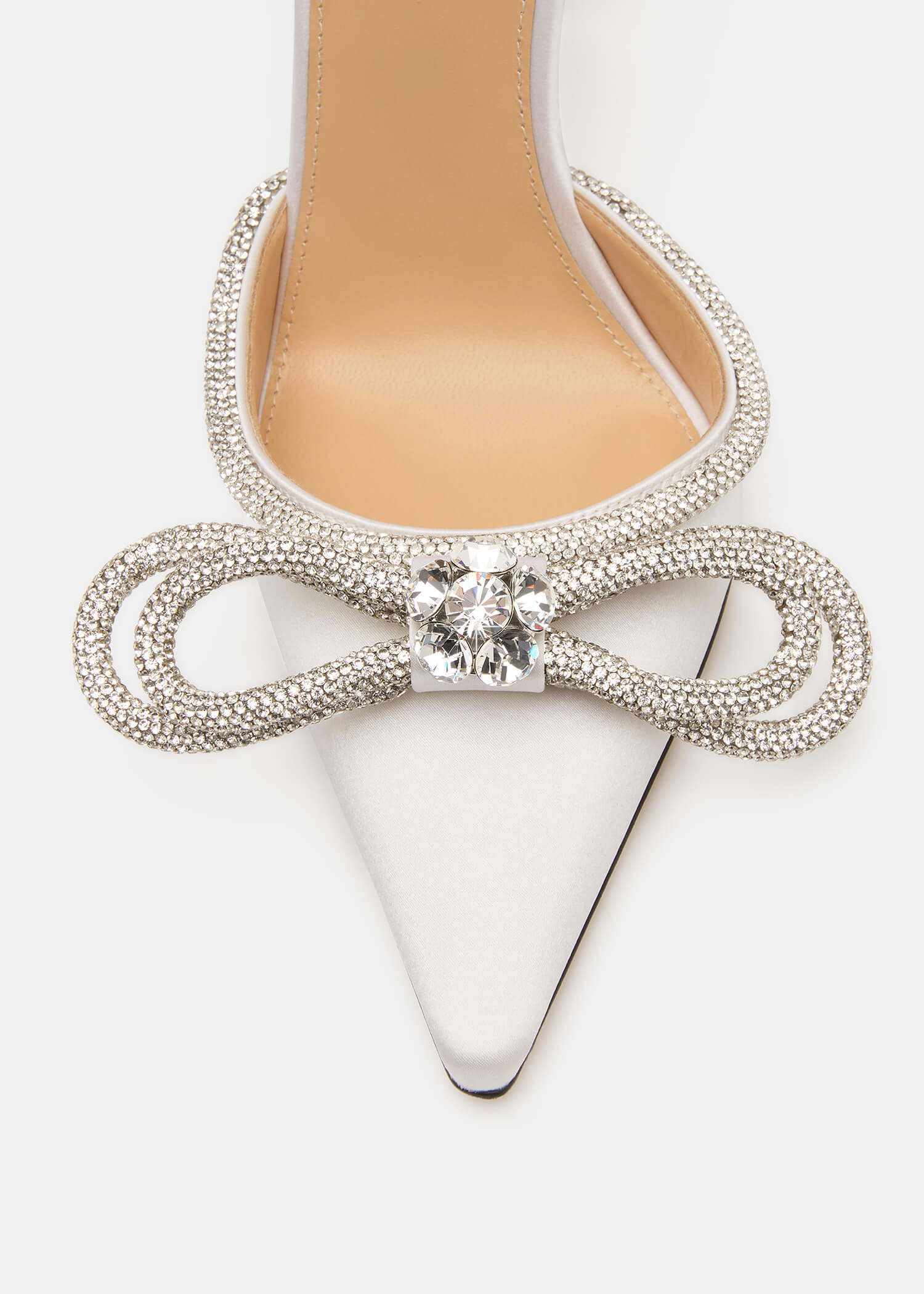 Double Bow Satin Pumps - Image 5