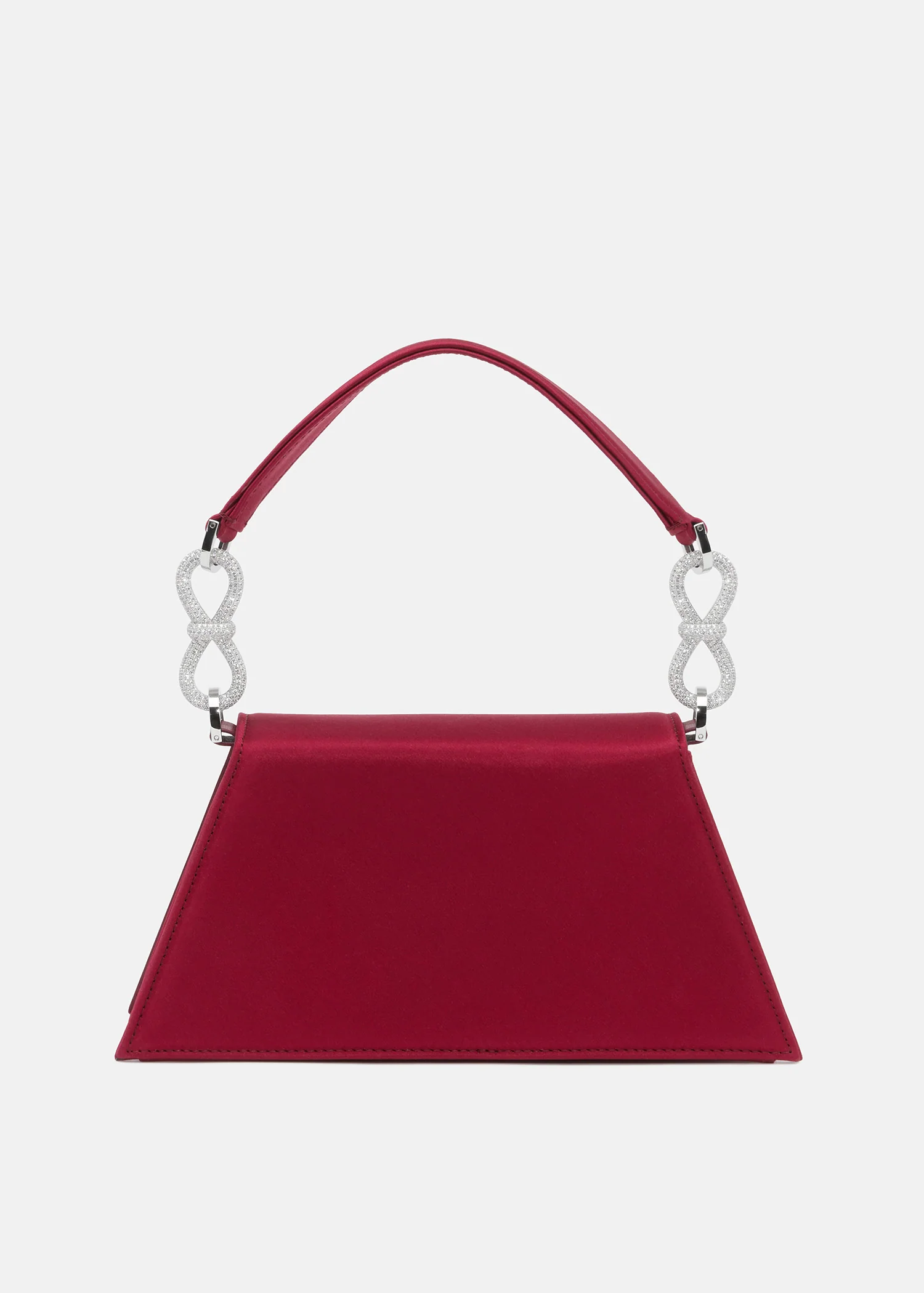 Double Bow Satin Samantha Handbag - Image 4