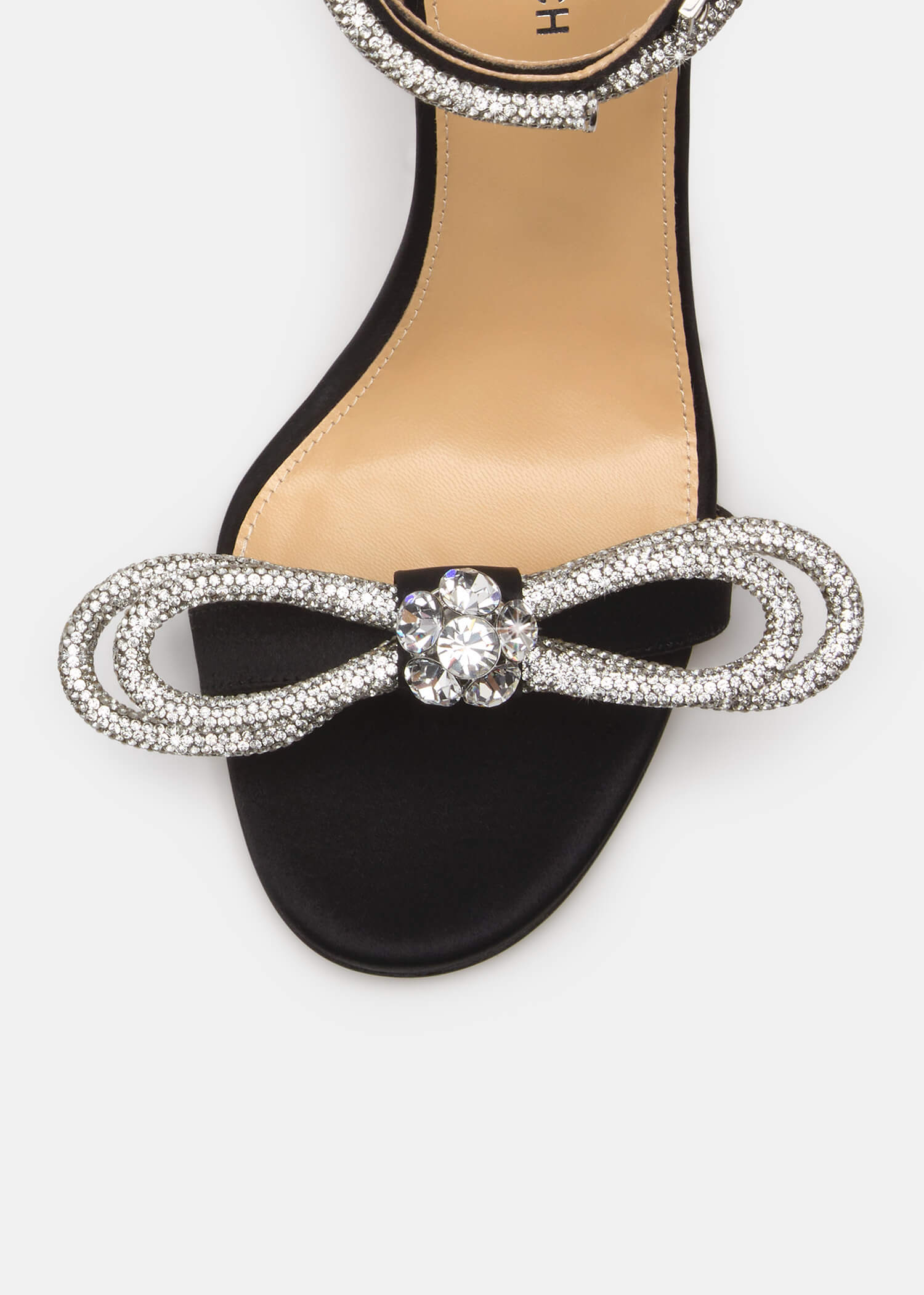Double Bow Satin Sandals - Image 5