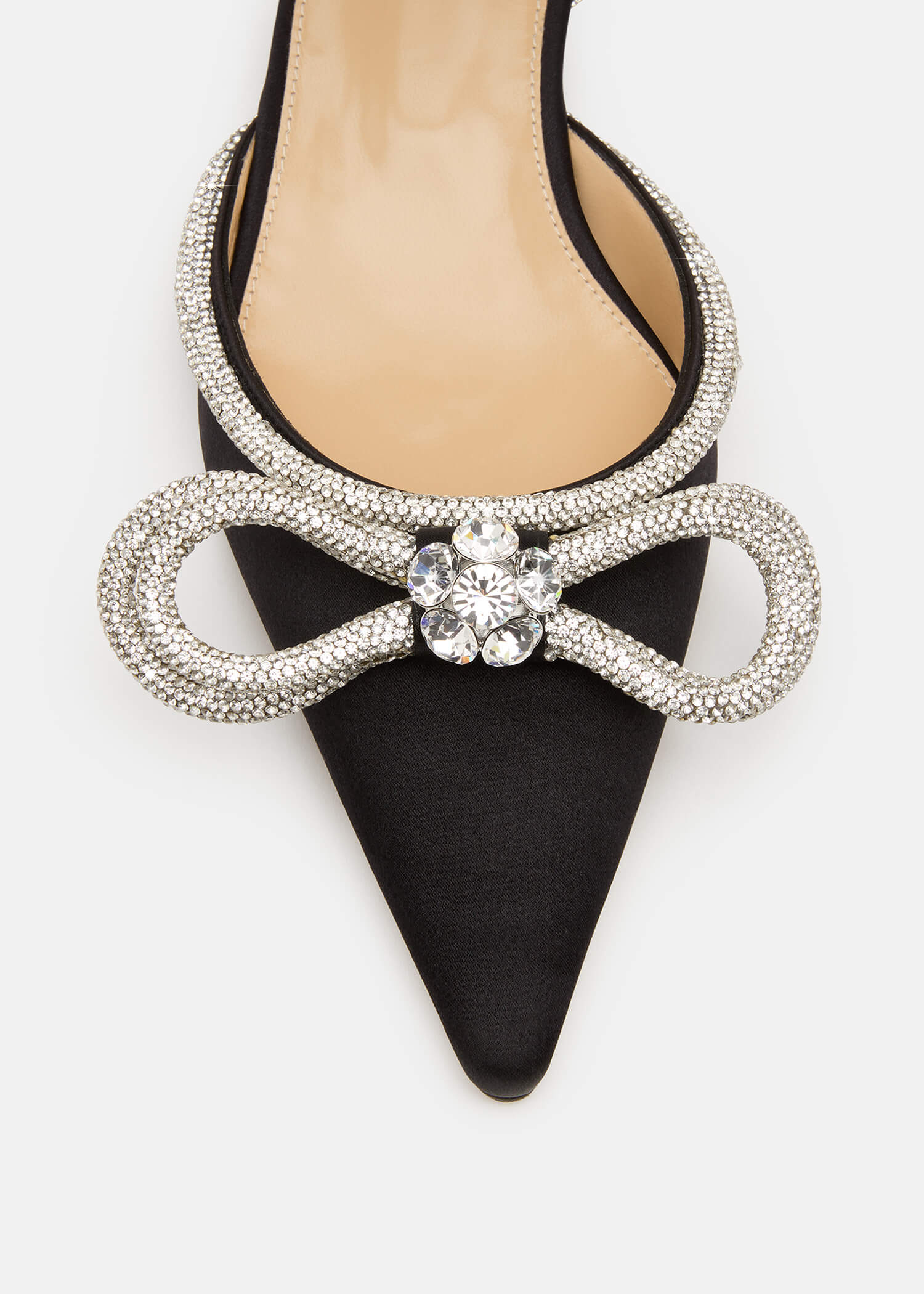 Double Bow Satin Flats - Image 5