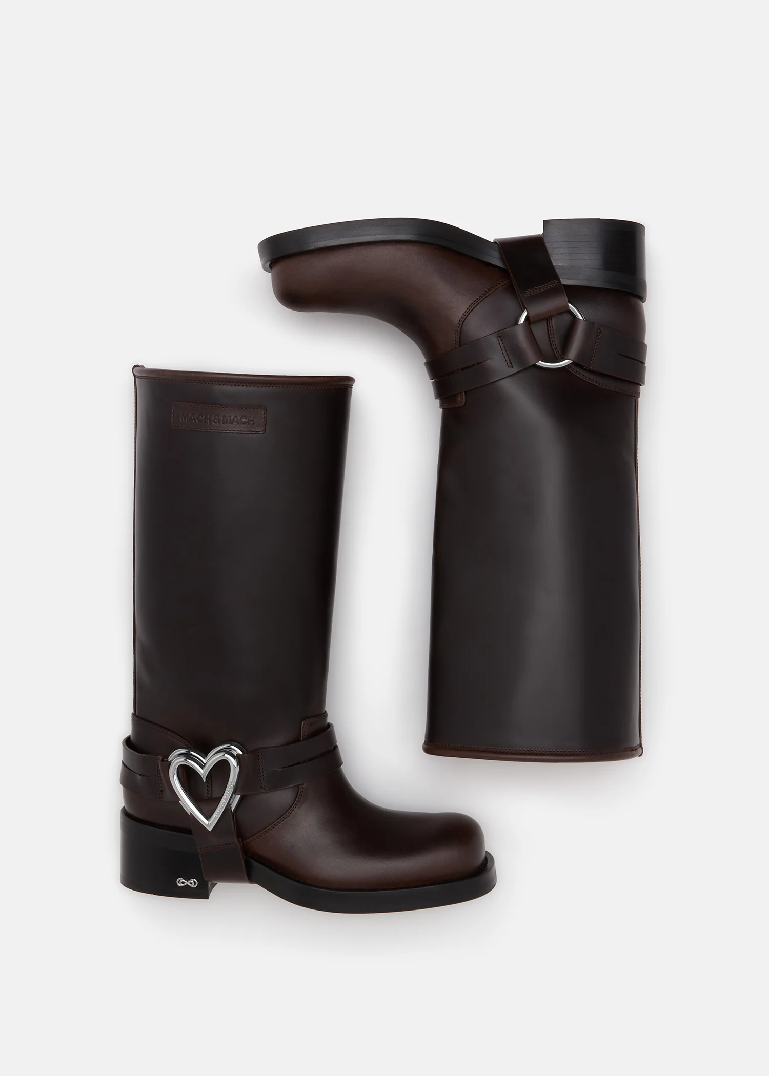 Double Heart Combat Boots - Image 3