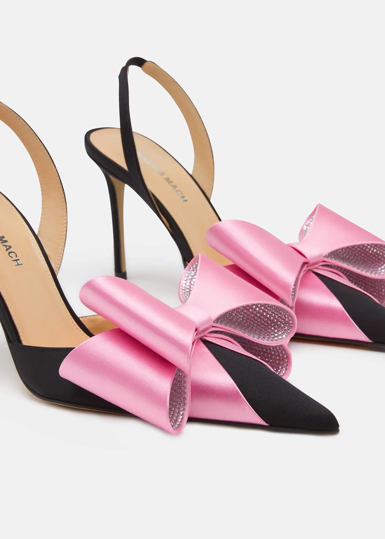 Le Cadeau Satin Slingbacks - Image 6