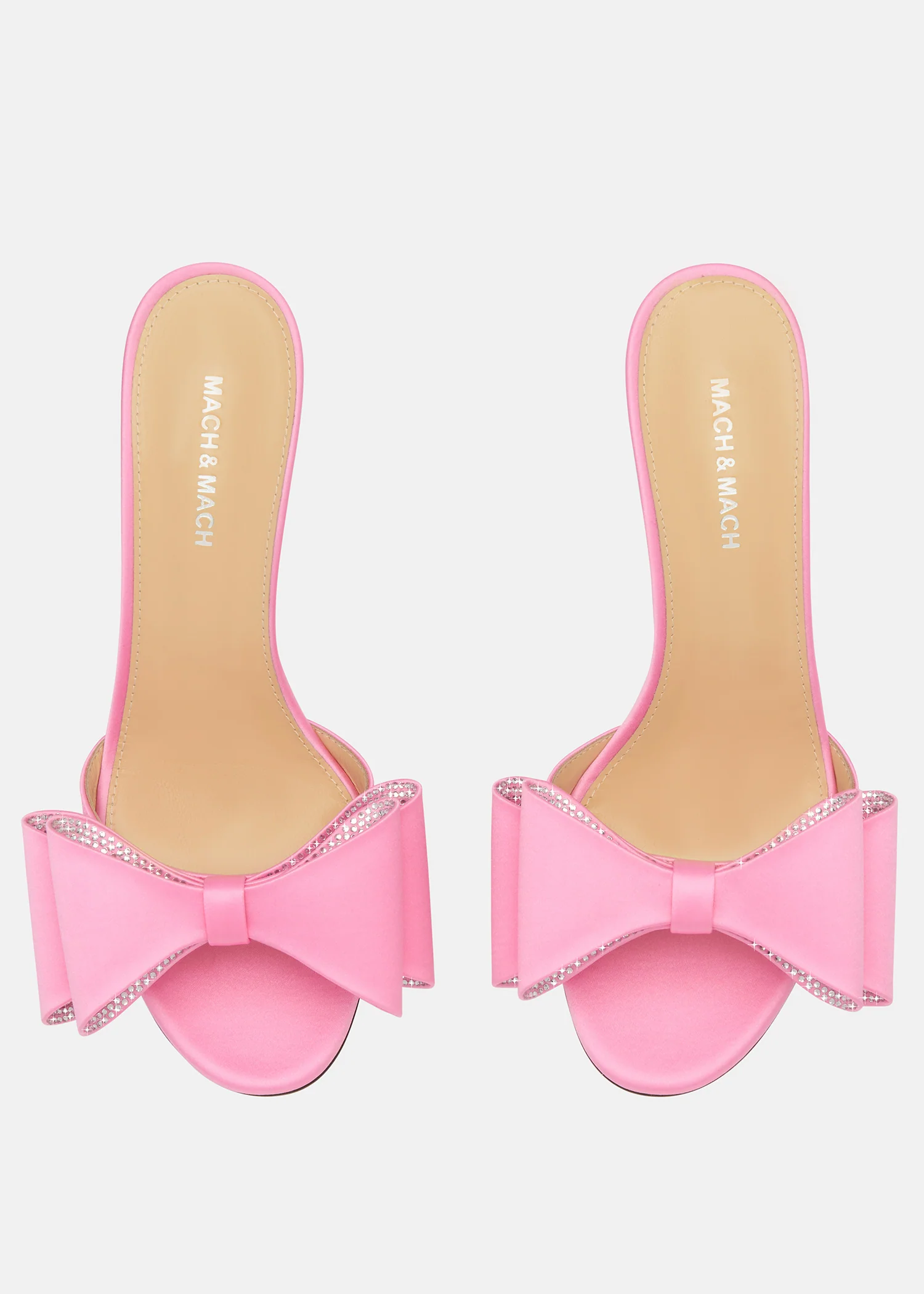 Le Cadeau Satin Kitten Heel Mules - Image 2
