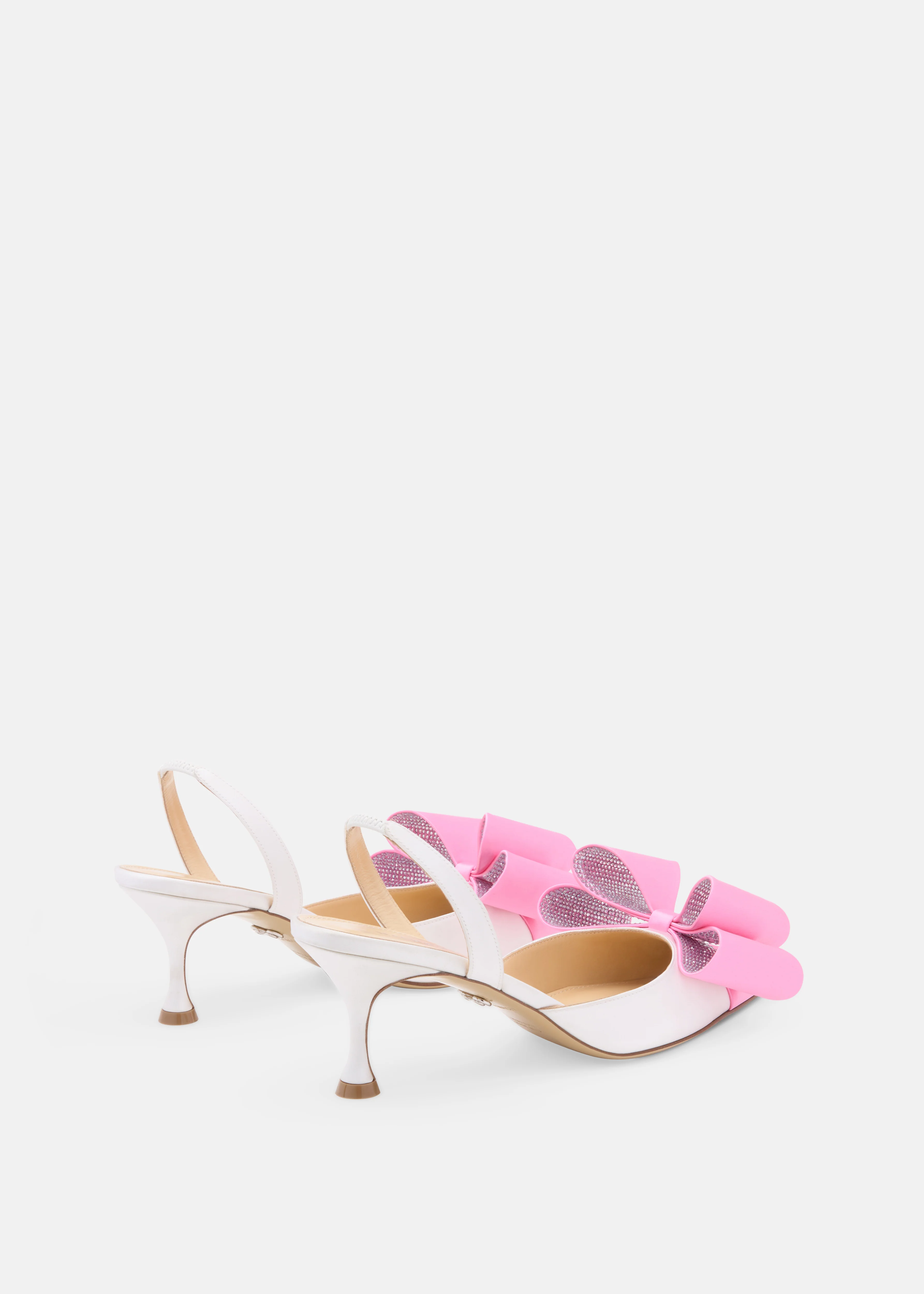 Le Cadeau Satin Slingbacks - Image 4