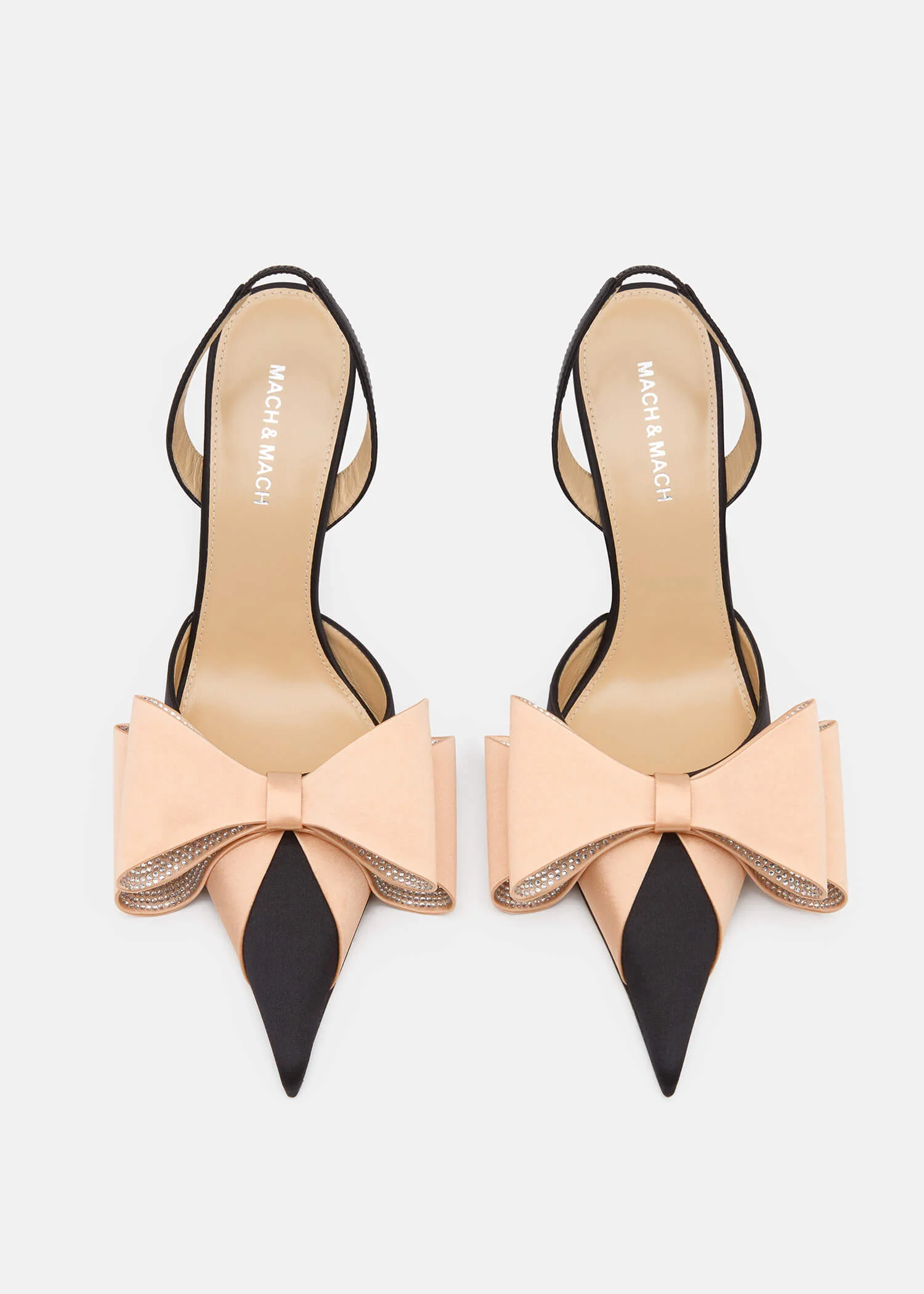 Le Cadeau Satin Slingbacks - Image 3