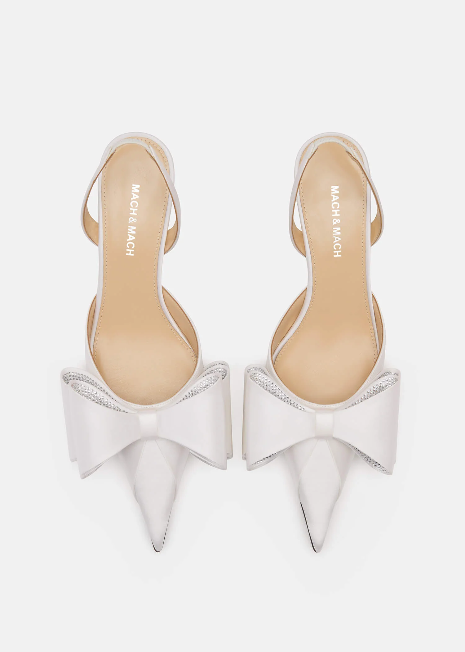 Le Cadeau Satin Slingbacks - Image 3