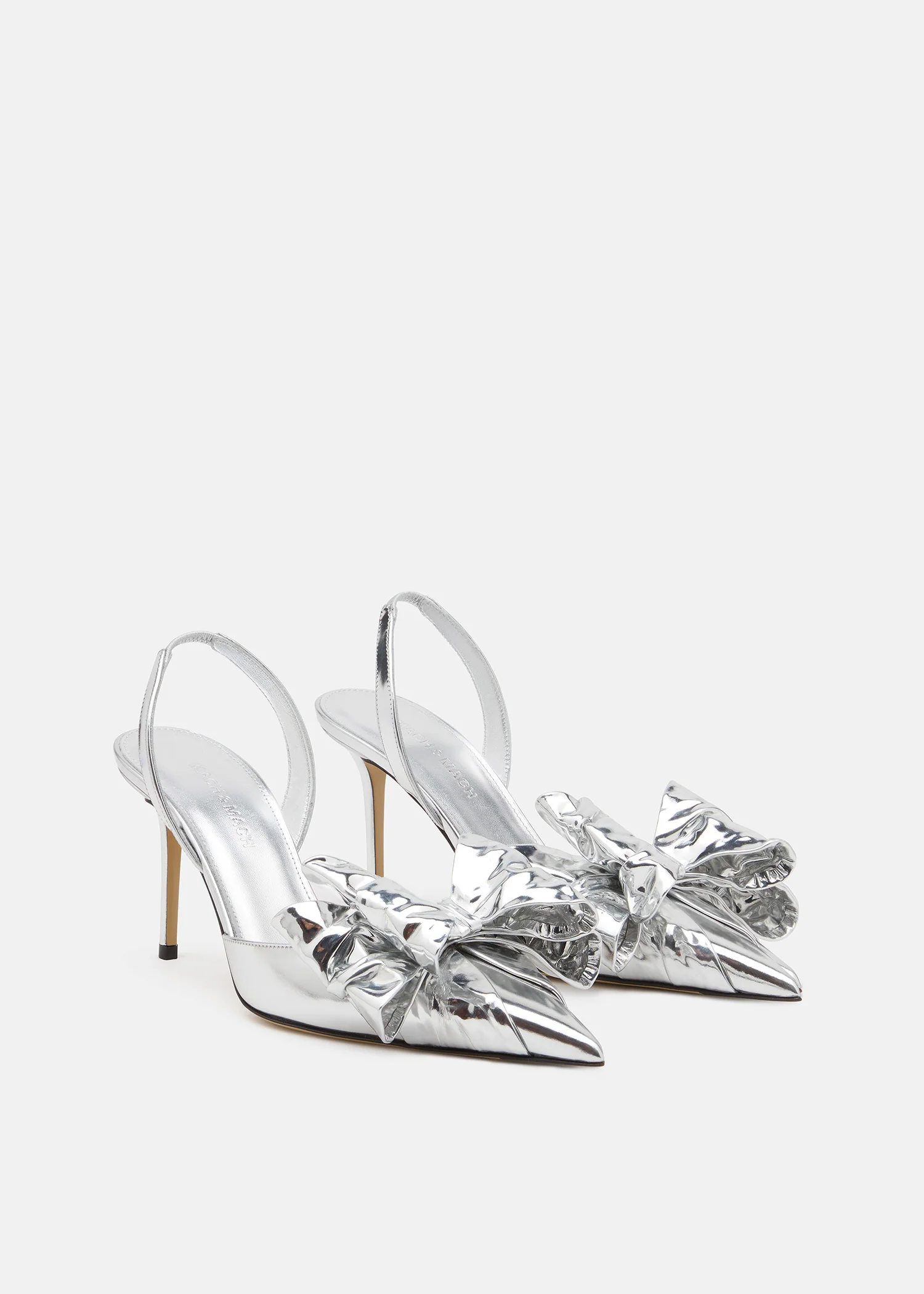 Le Cadeau Wrapped Leather Slingbacks 85mm - Image 2