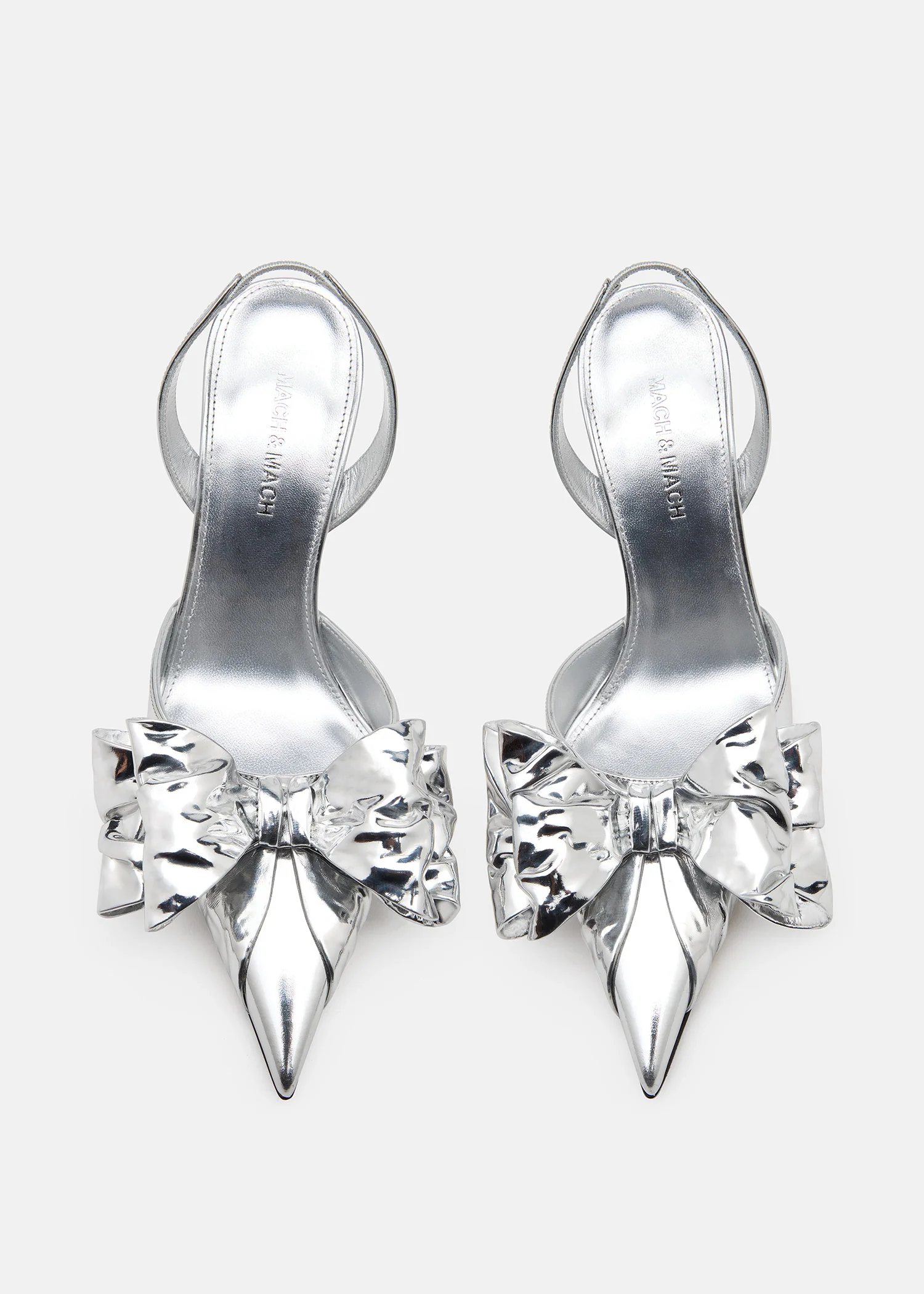 Le Cadeau Wrapped Leather Slingbacks 85mm - Image 3